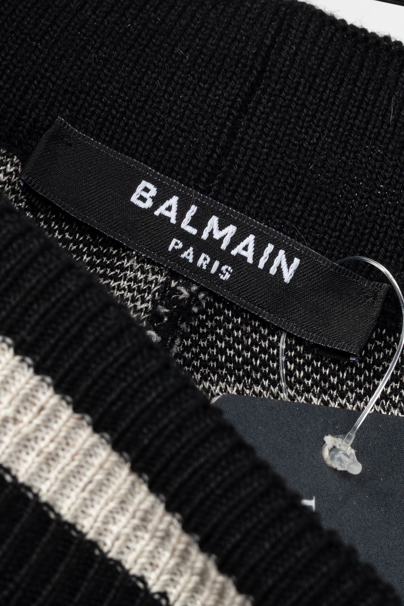Balmain Balmain Ivoire & Noir Monogram-Jacquard Wool Sweatpants Size 30" / US 8 / IT 44 - 8 Thumbnail