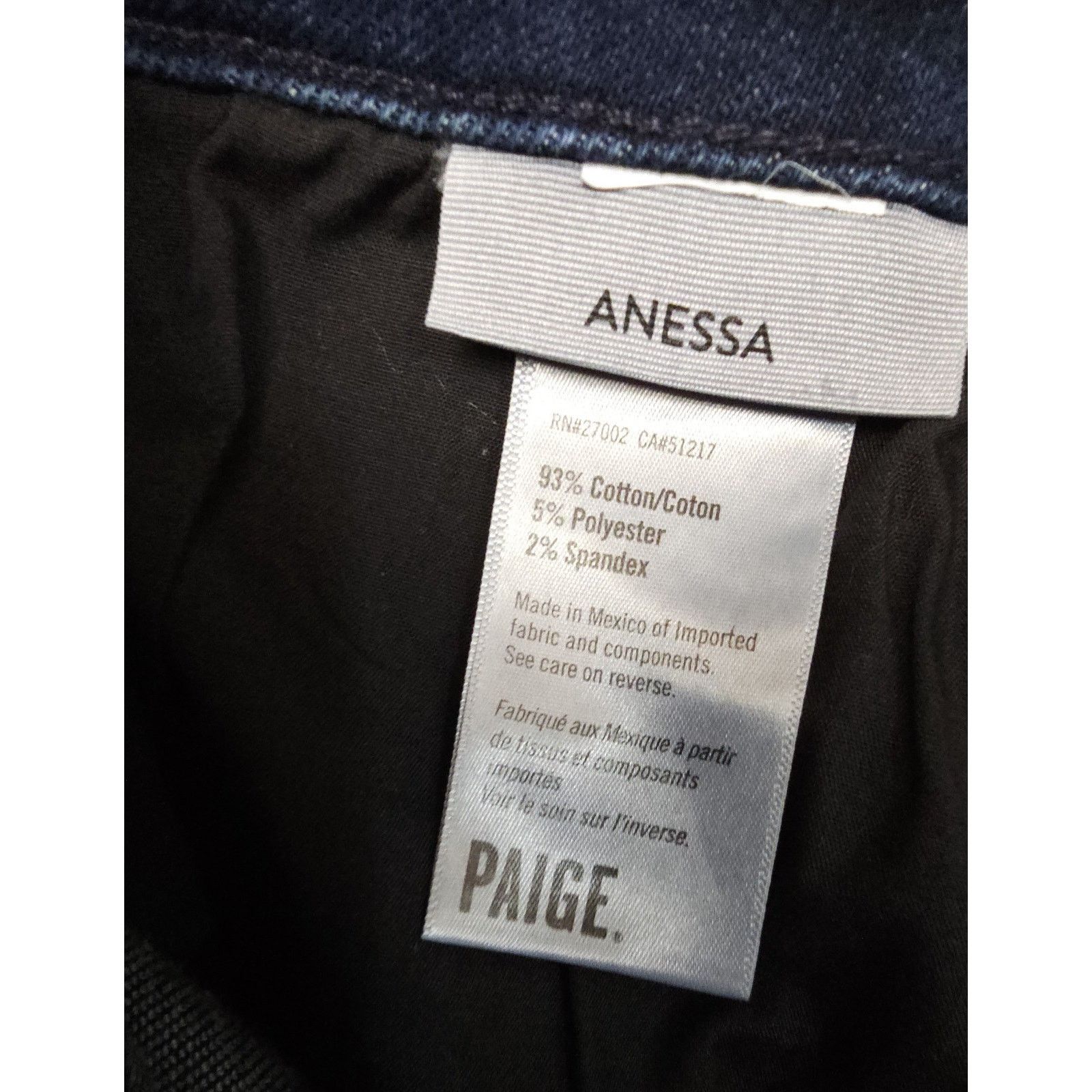 Paige Anthropologie PAIGE Anessa High Rise Wide Leg Crop Jeans 33 Size 35" - 9 Thumbnail