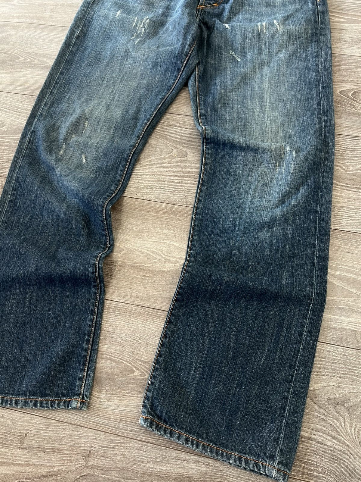 Ed Hardy Ed Hardy Avant Garde Loose Japan Style Distressed Jeans Size US 34 / EU 50 - 9 Thumbnail