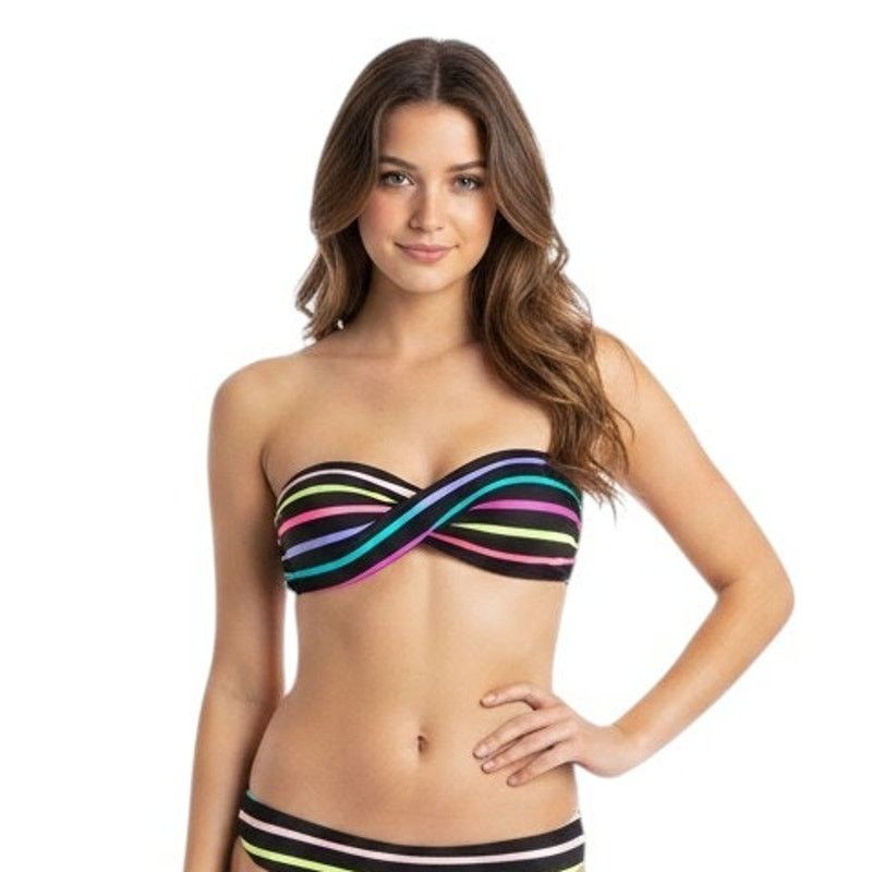 Victoria's Secret VICTORIA'S SECRET Swim Multicolor Striped Bandeau Bra, XS Size ONE SIZE - 1 Thumbnail