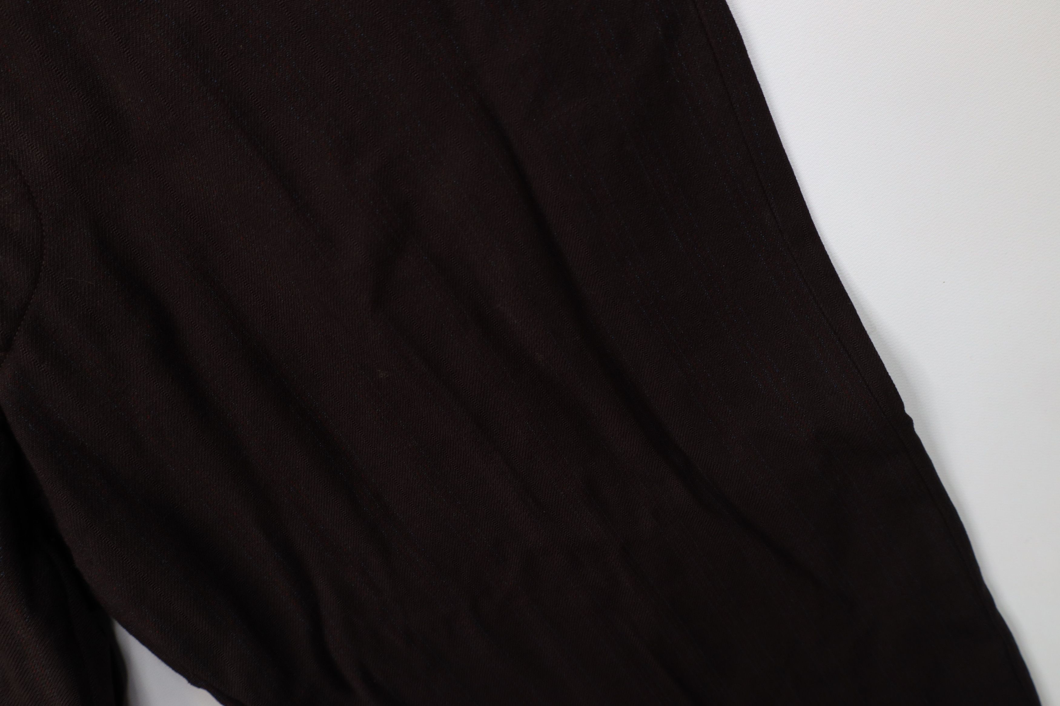 Vintage Vintage 30s 40s Wool Striped Chino Pants Button Fly USA Size US 32 / EU 48 - 6 Thumbnail