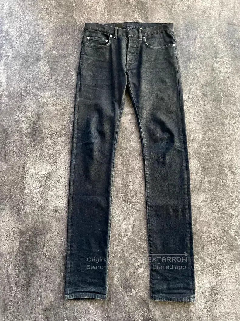 Dior Dior Dark blue paint splatter glitter stretch denim jeans Size US 29 - 1 Thumbnail