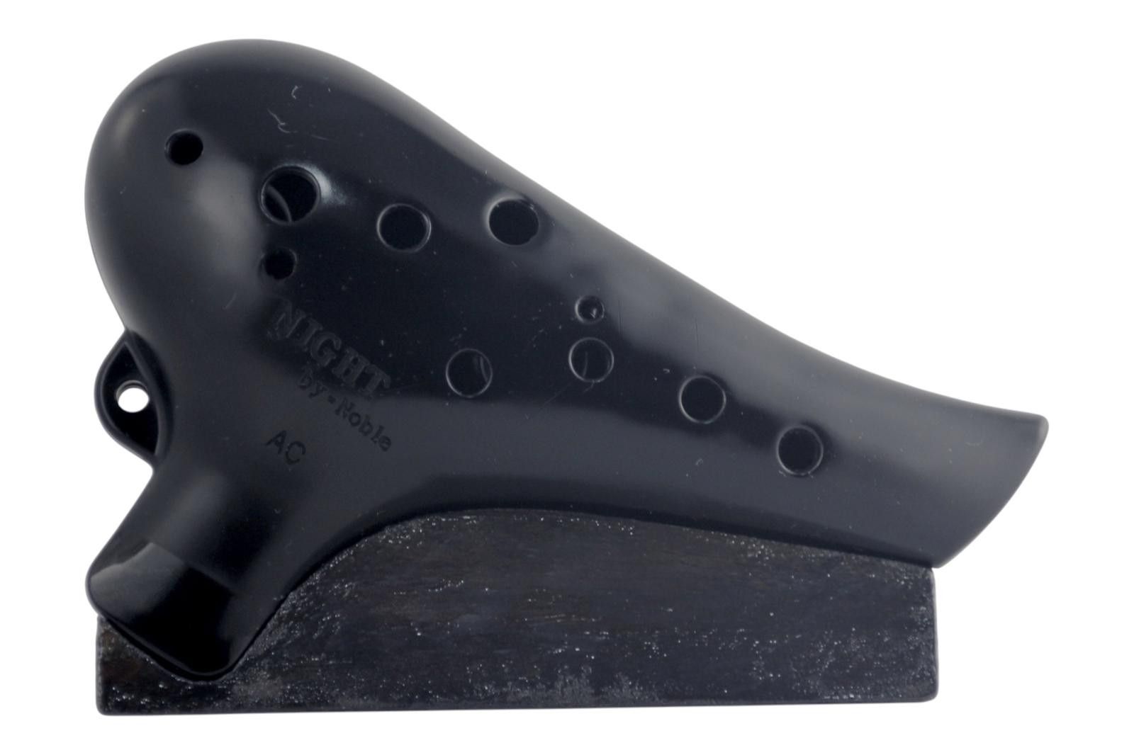 Night by Noble Ocarina – Alto C - Black Finish, Stand