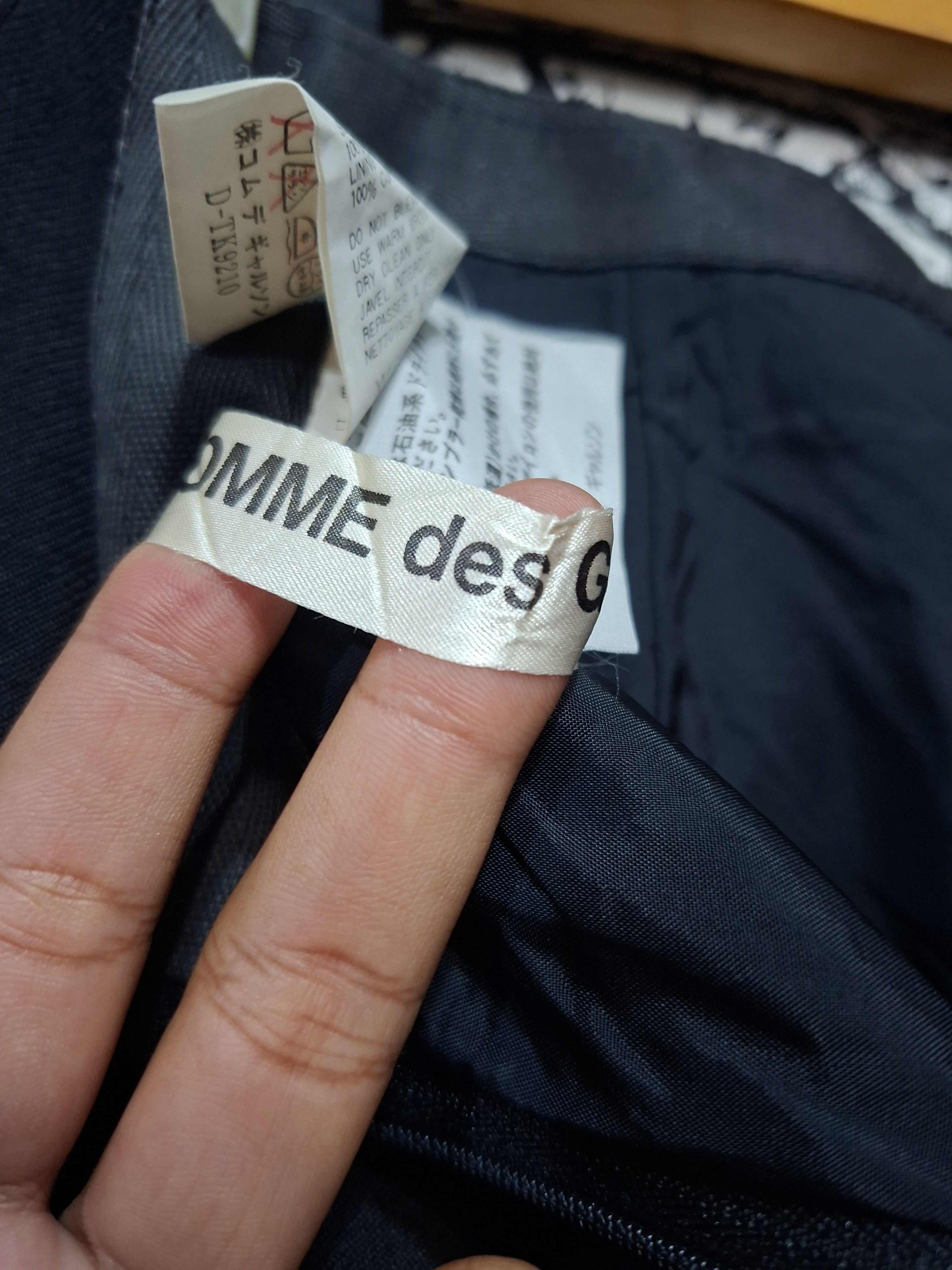 Comme des Garcons COMME DES GARCONS AD 1992 WOOL MIDI SKIRT Size 27" / US 4 / IT 40 - 9 Thumbnail