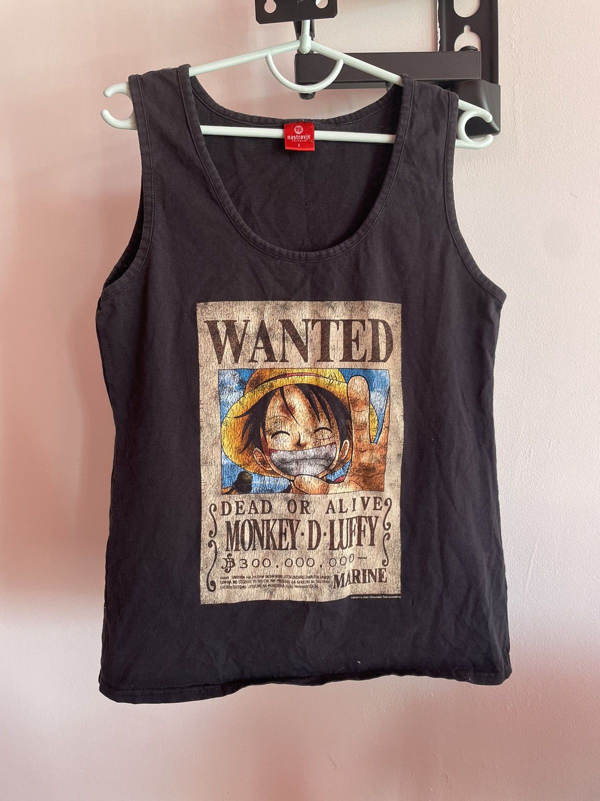 Anime × Japanese Brand × Vintage Vintage One Piece Wanted Monkey De Luffy Anime T Shirt Y2K Size US L / EU 52-54 / 3 - 1 Thumbnail