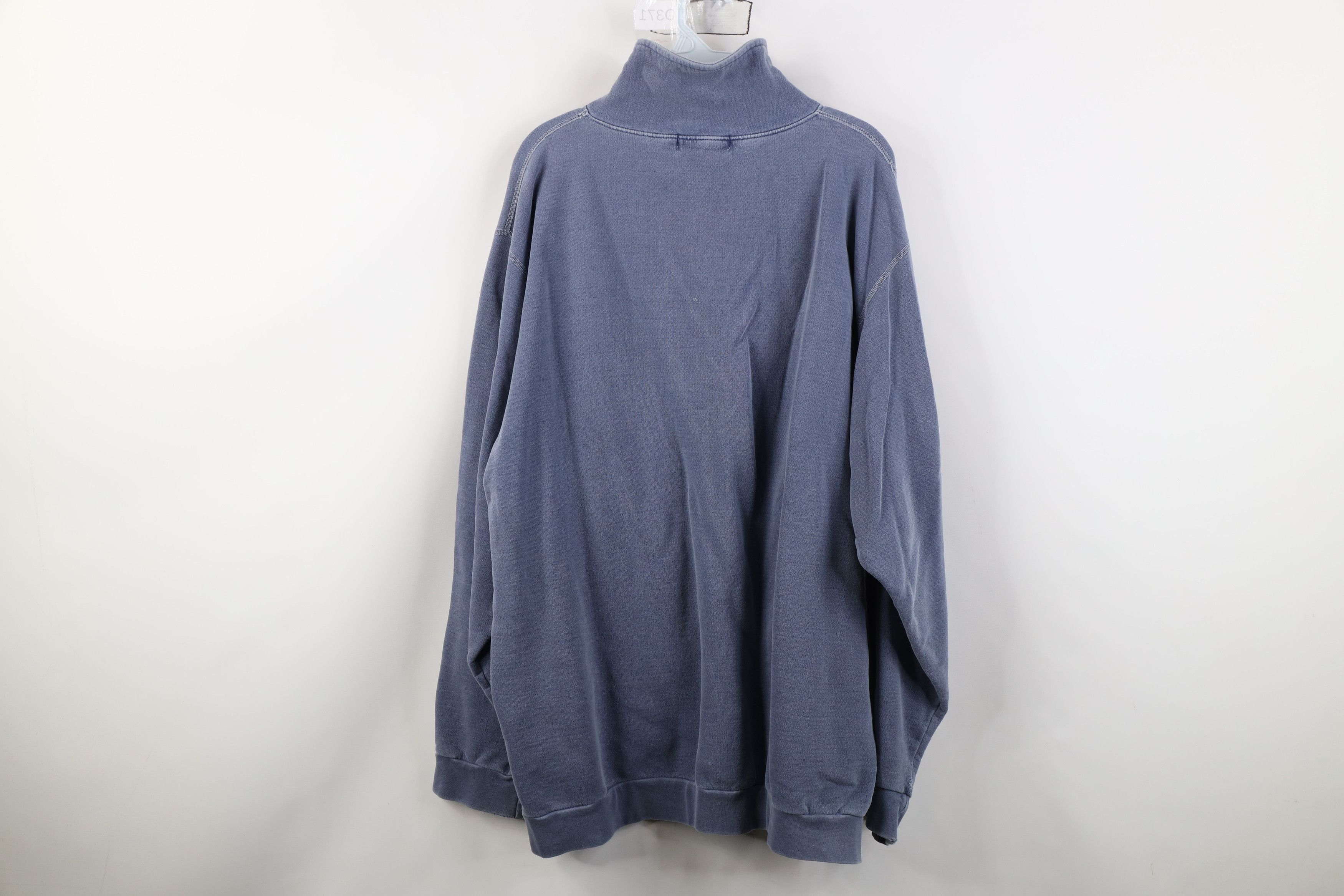 Vintage Vintage 90s University of Michigan 1/4 Half Zip Sweatshirt Size US XL / EU 56 / 4 - 13 Thumbnail