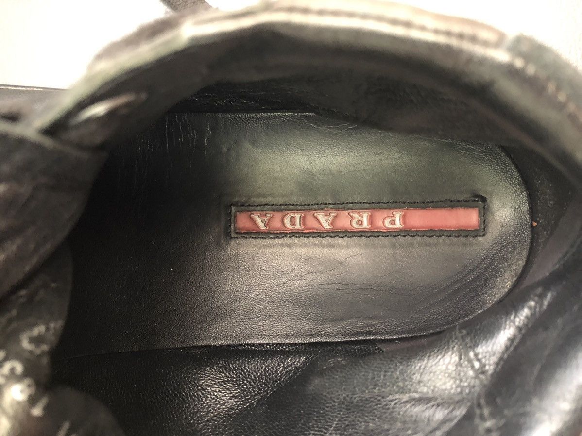 Prada Prada Blavk Calfskin Leather Men’s Sneakers Size 8.5 Size US 8.5 / EU 41-42 - 10 Thumbnail