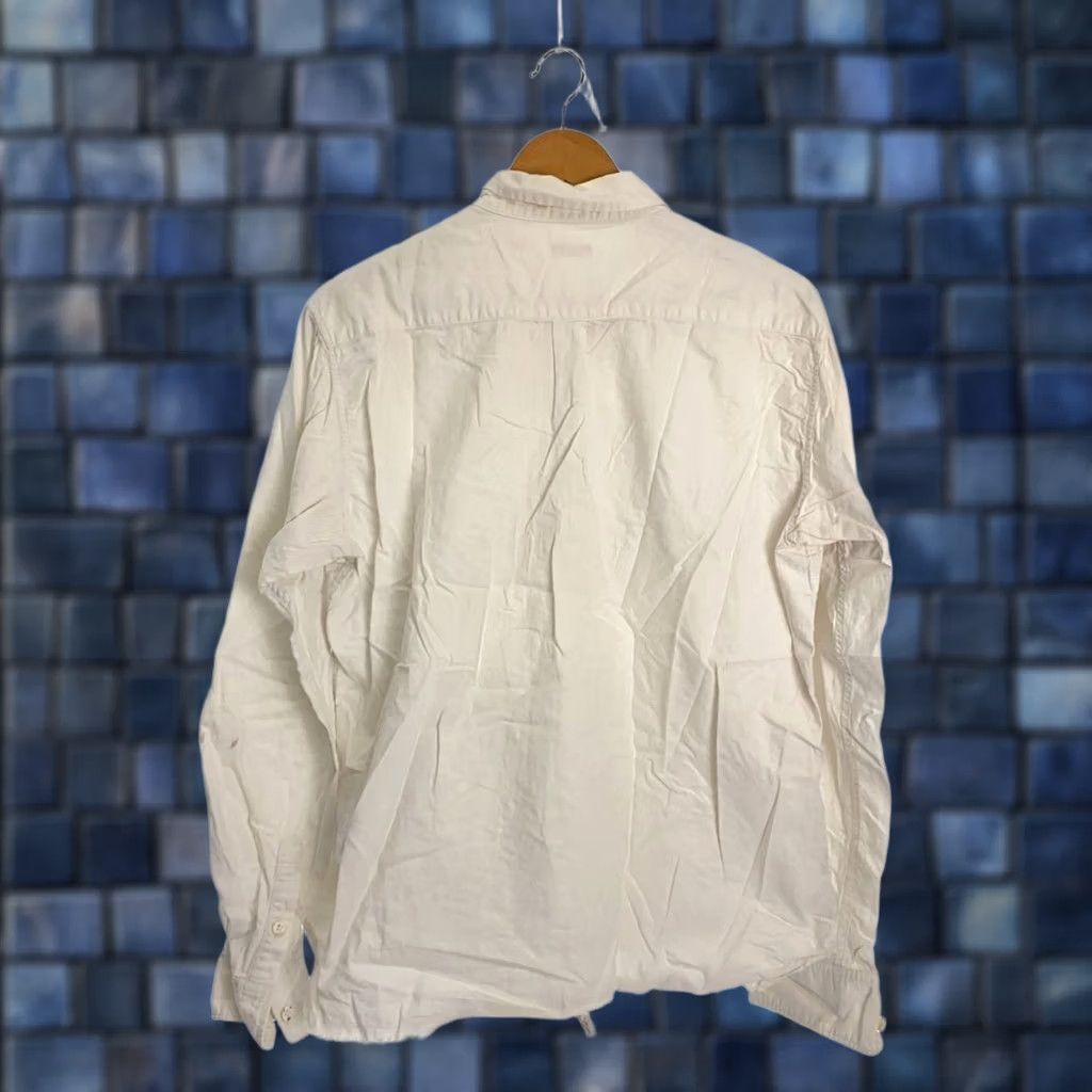 Kapital KAPITAL Long Sleeve Shirt Casual XL Men's White Button-Up Sh _ Size US XL / EU 56 / 4 - 1 Thumbnail