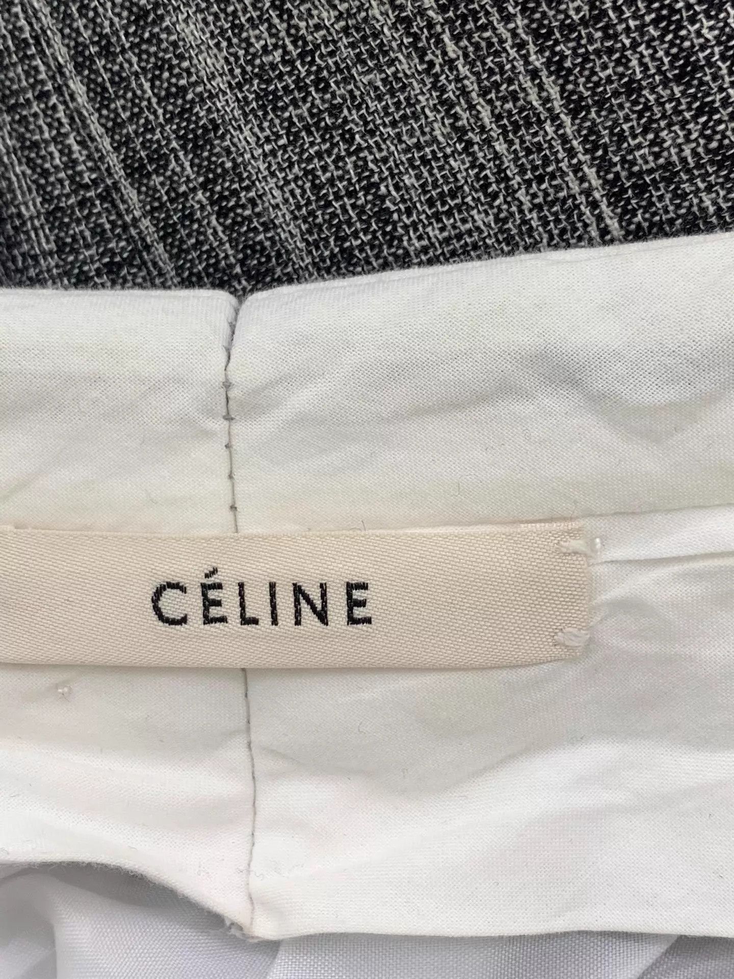 Celine Celine color blocked check trousers 36 new Size 25" / US 0 / IT 36 - 4 Thumbnail