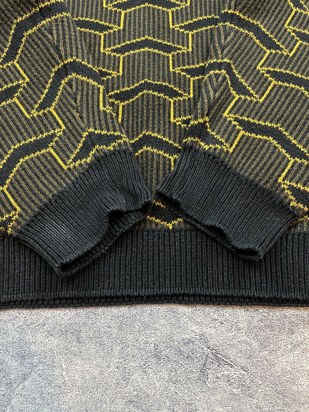 Diesel Y2K Diesel style Knit Faded Ribbed Vintage Sweater Size US M / EU 48-50 / 2 - 9 Thumbnail