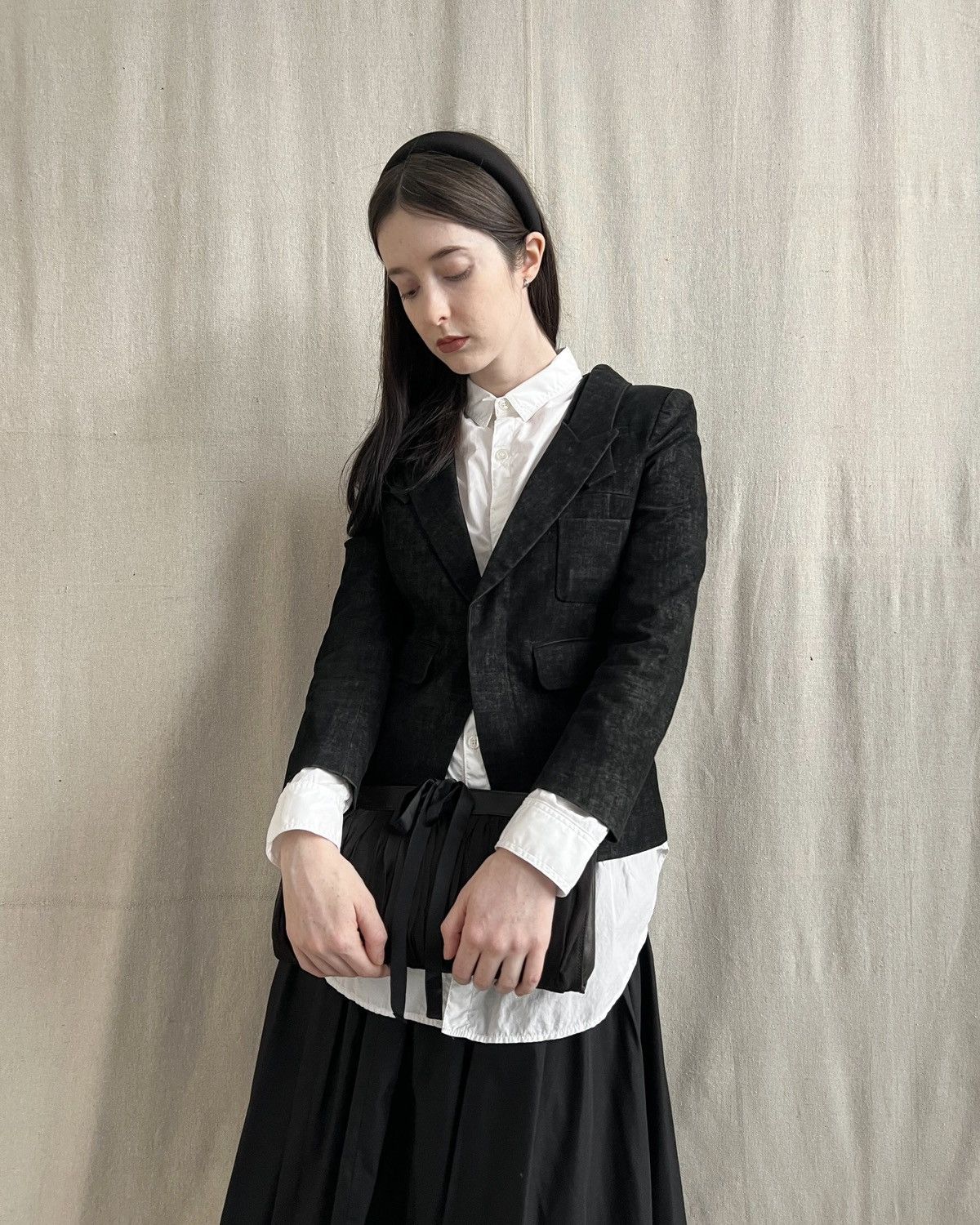Undercover Undercover FW08 Runway Brushed Velvet Crop Blazer Size S / US 4 / IT 40 - 5 Thumbnail