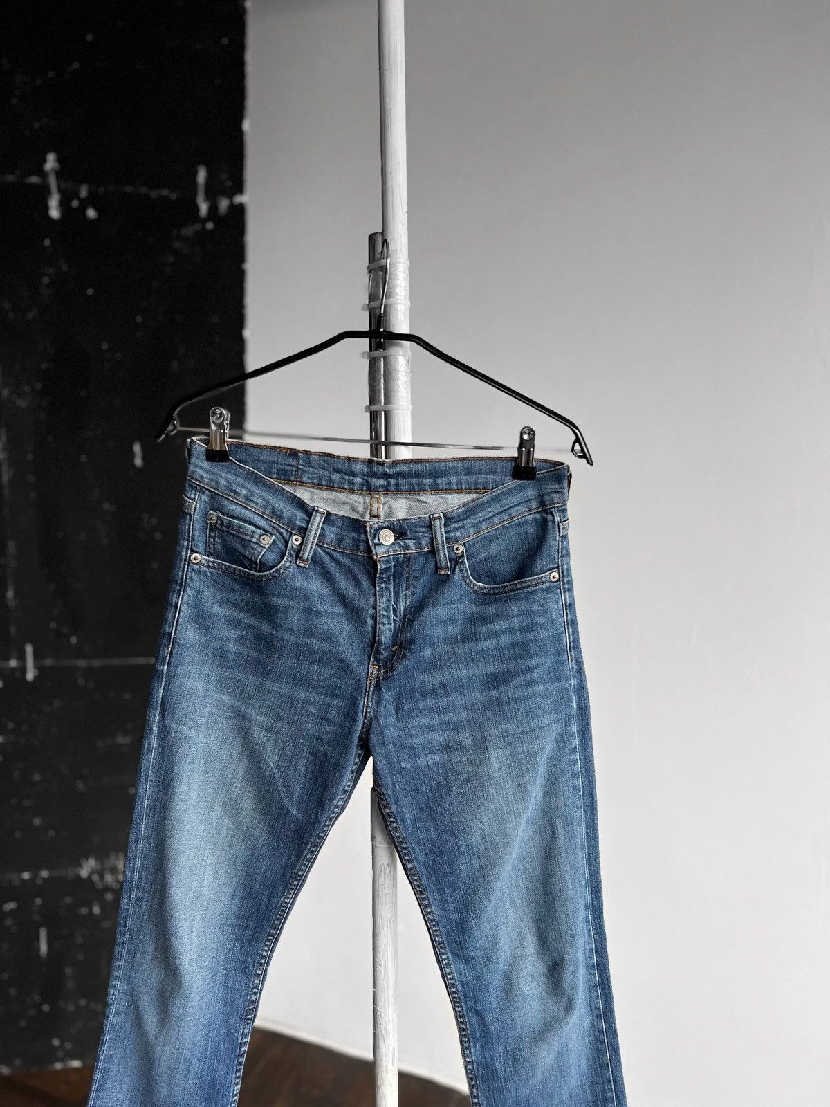 Designer × Levi's Levis 511 Blue Denim Stretch Jeans Zipper Closure Pockets Size US 30 / EU 46 - 4 Thumbnail