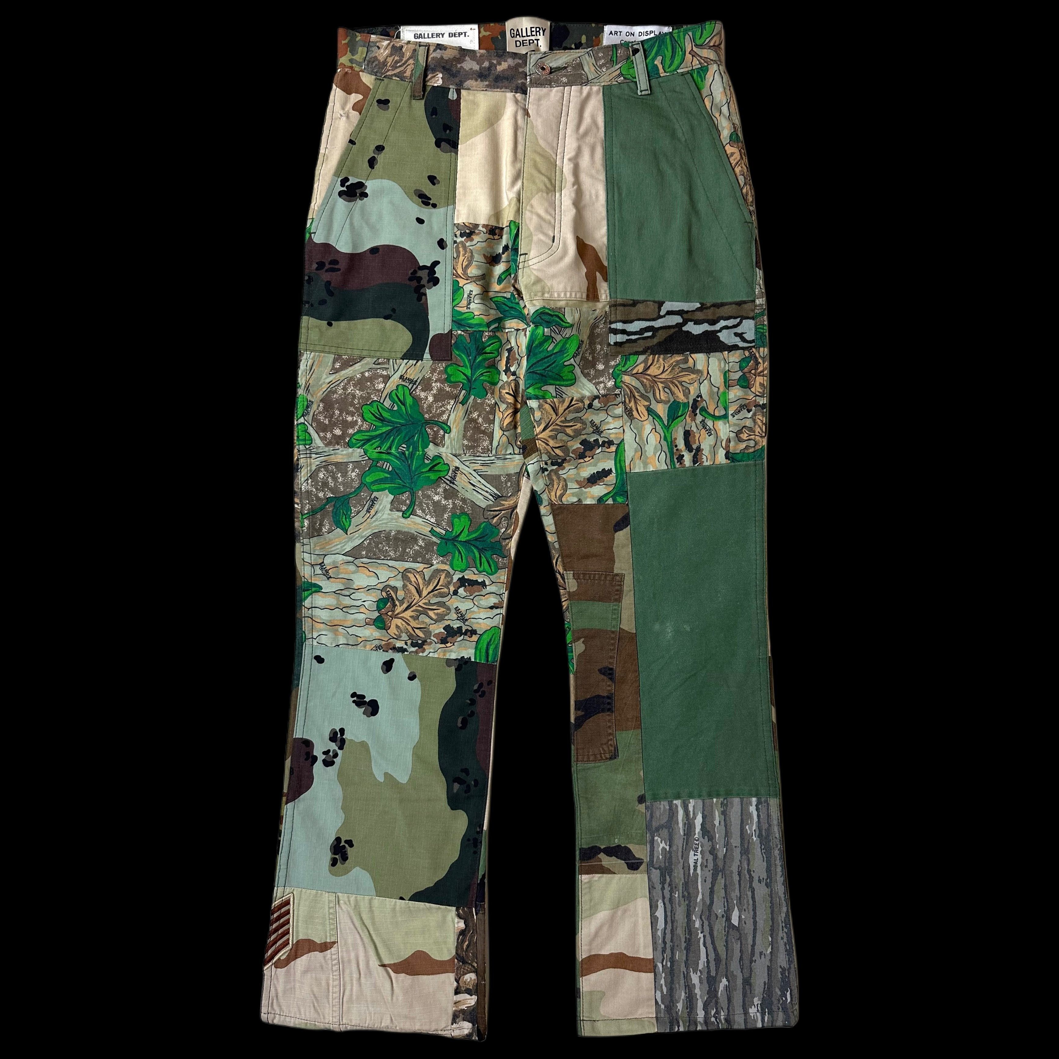 Gallery Dept. gallery dept fatigued pappy painter camo pants patchwork Size US 31 - 3 Thumbnail