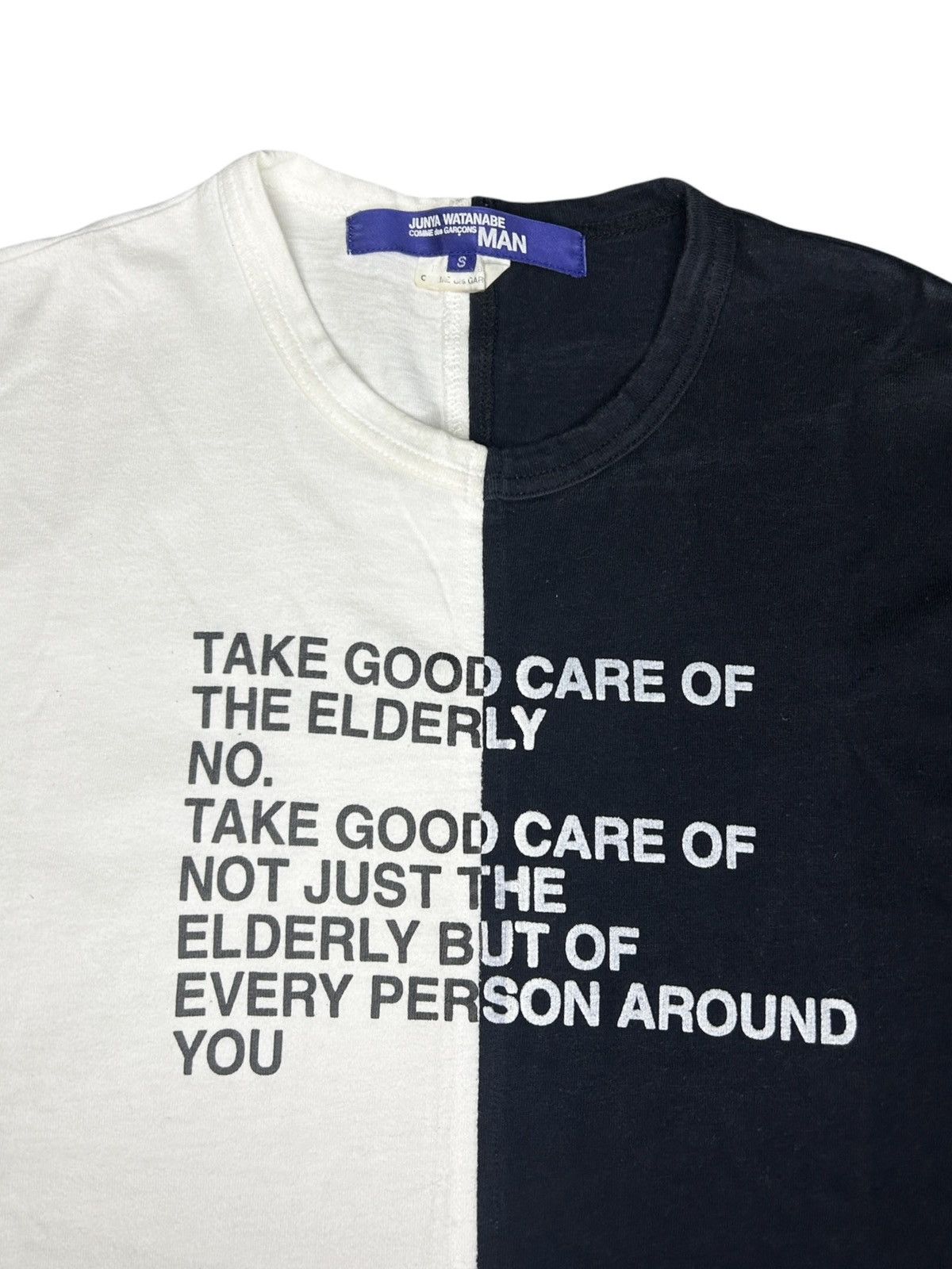 Junya Watanabe S/S 02 Split Poem T-Shirt Size US S / EU 44-46 / 1 - 2 Thumbnail