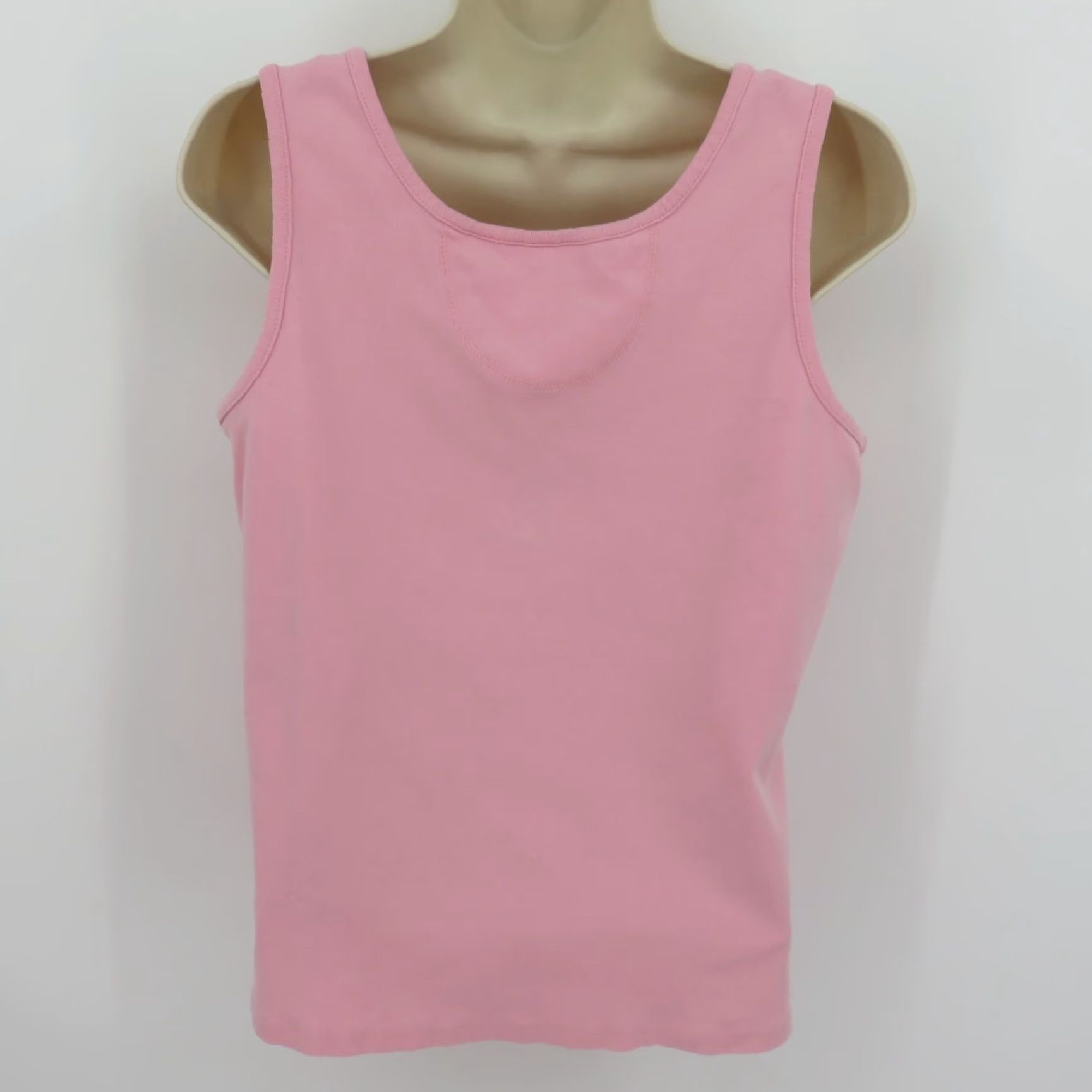 Pinko VINTAGE Relativity Women's Tank Top Pink Floral Square Neck Sleeveless Cotton Blend M Size M / US 6-8 / IT 42-44 - 4 Thumbnail