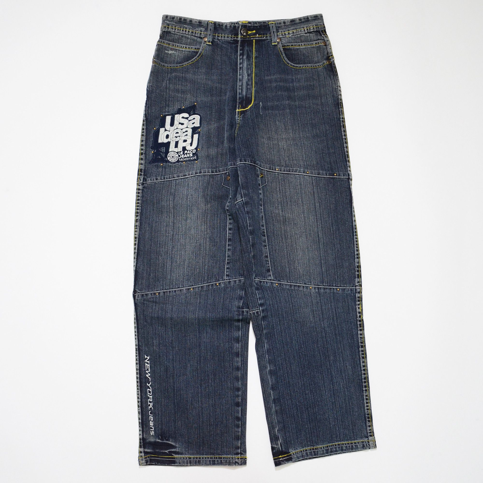 Other Le Paco Jeans Youth Fit Straight Leg Y2K New York Streetwear Size US 28 / EU 44 - 1 Thumbnail