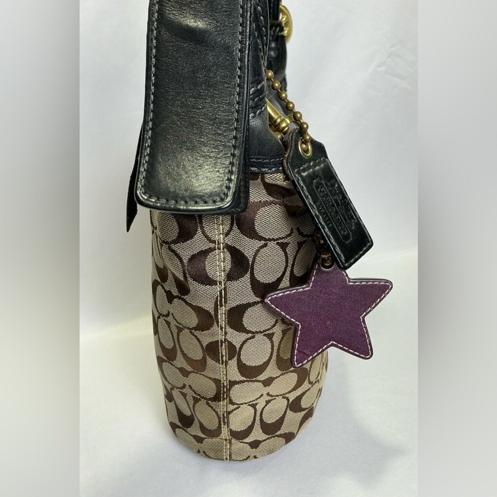 Coach Vintage Coach Bleeker Khaki Tan Bag Hobo Convertible Strap Size ONE SIZE - 8 Thumbnail