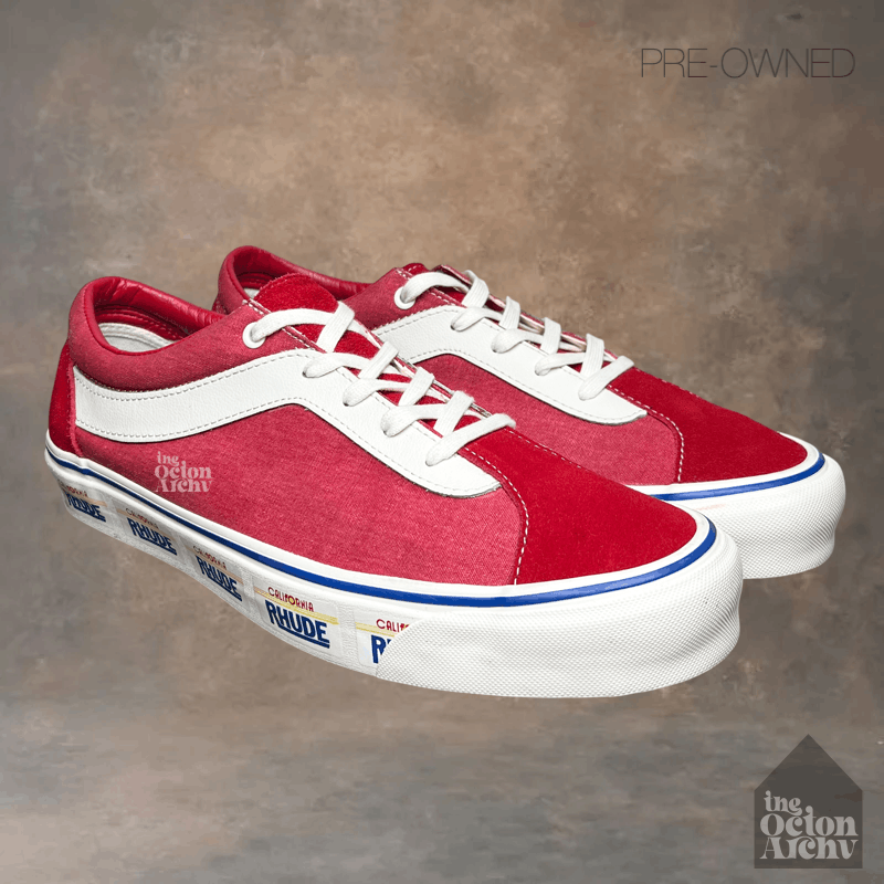 Rhude × Vans Rhude x Vans Bold Ni 'Carlifonia Plate - Red' VN0A3WLPTHE1 Size US 12 / EU 45 - 1 Thumbnail