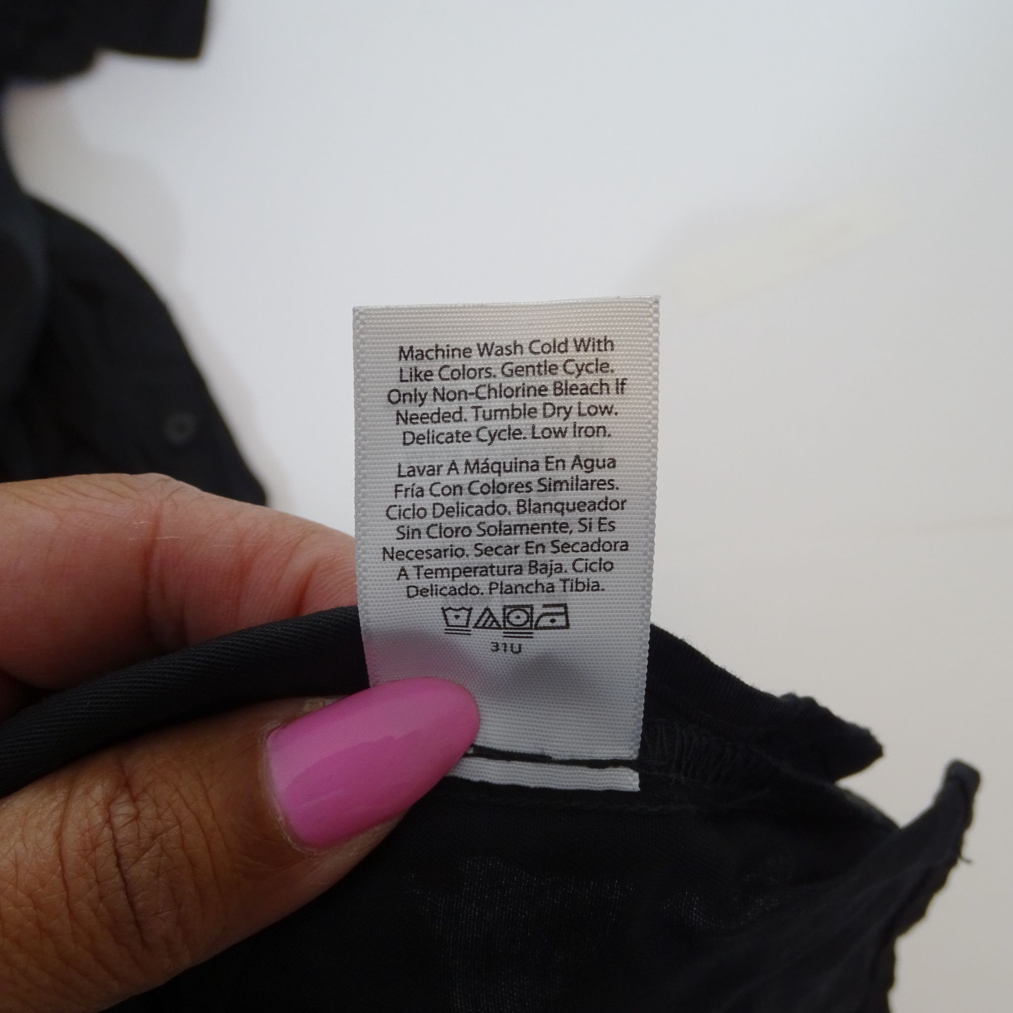 Other Time And Tru Black Popover Shirt Dress Women Size M 8-10 Size M / US 6-8 / IT 42-44 - 7 Thumbnail