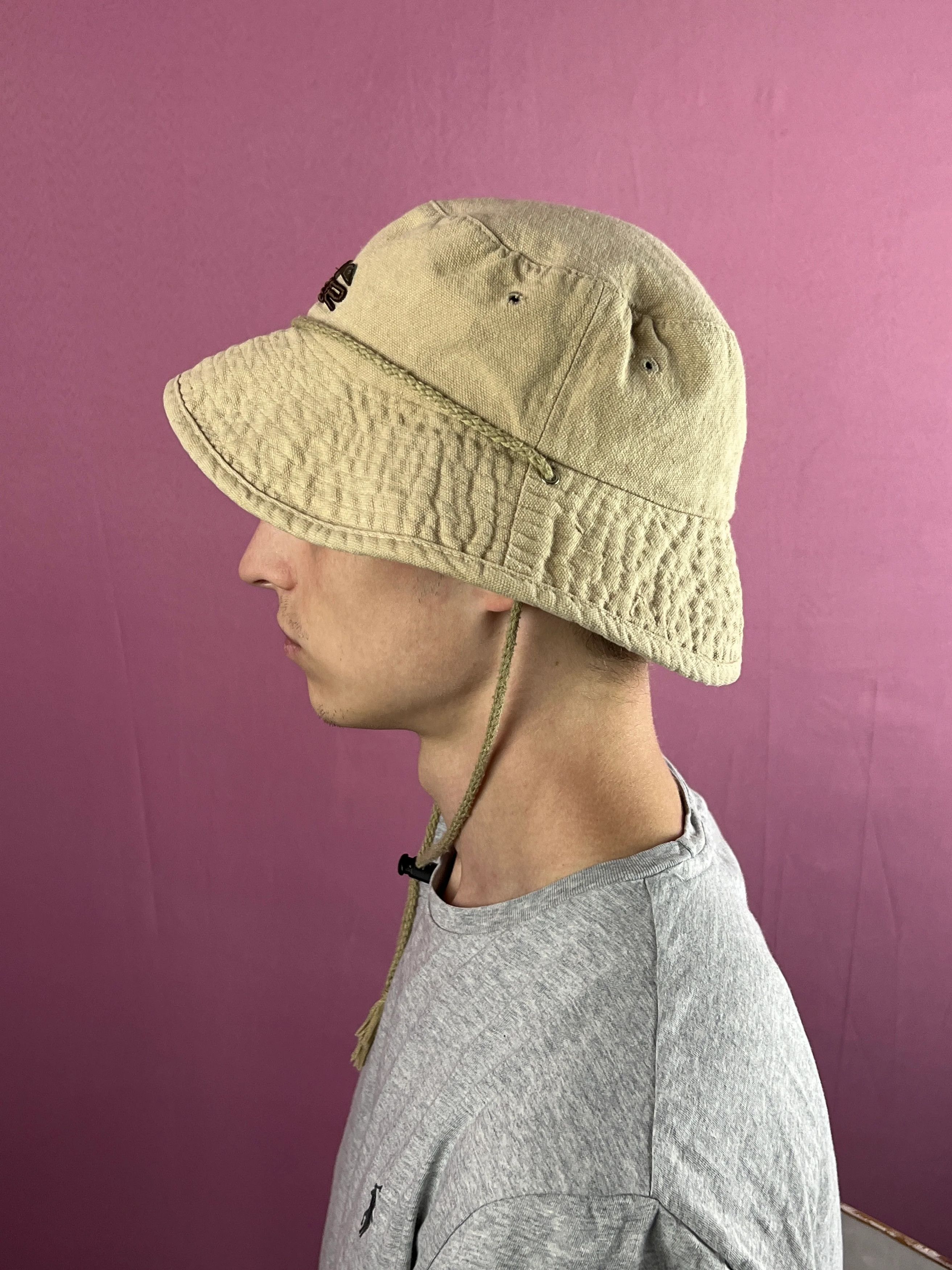 Quiksilver Quiksilver Vintage Men's Linen Bucket Hat Size ONE SIZE - 3 Thumbnail