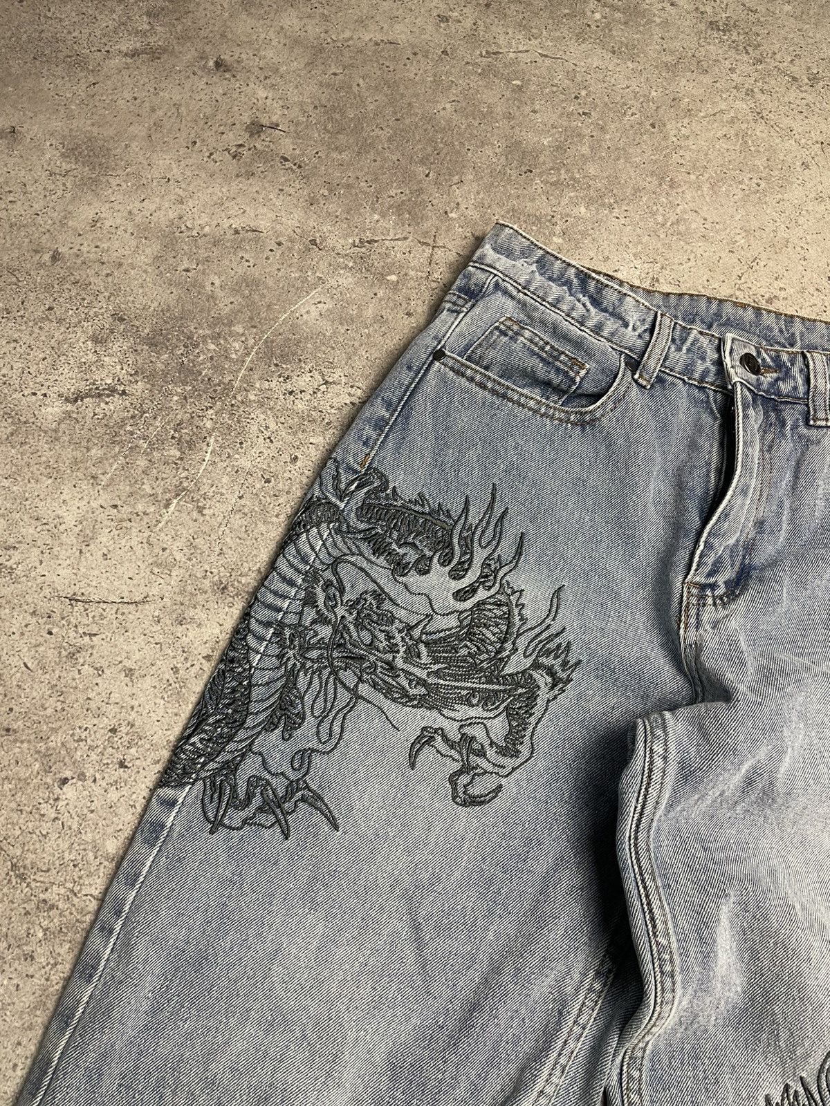 Ed Hardy Ed Hardy Urban Outfitters baggy jeans rap denim pants Size US 30 / EU 46 - 9 Thumbnail