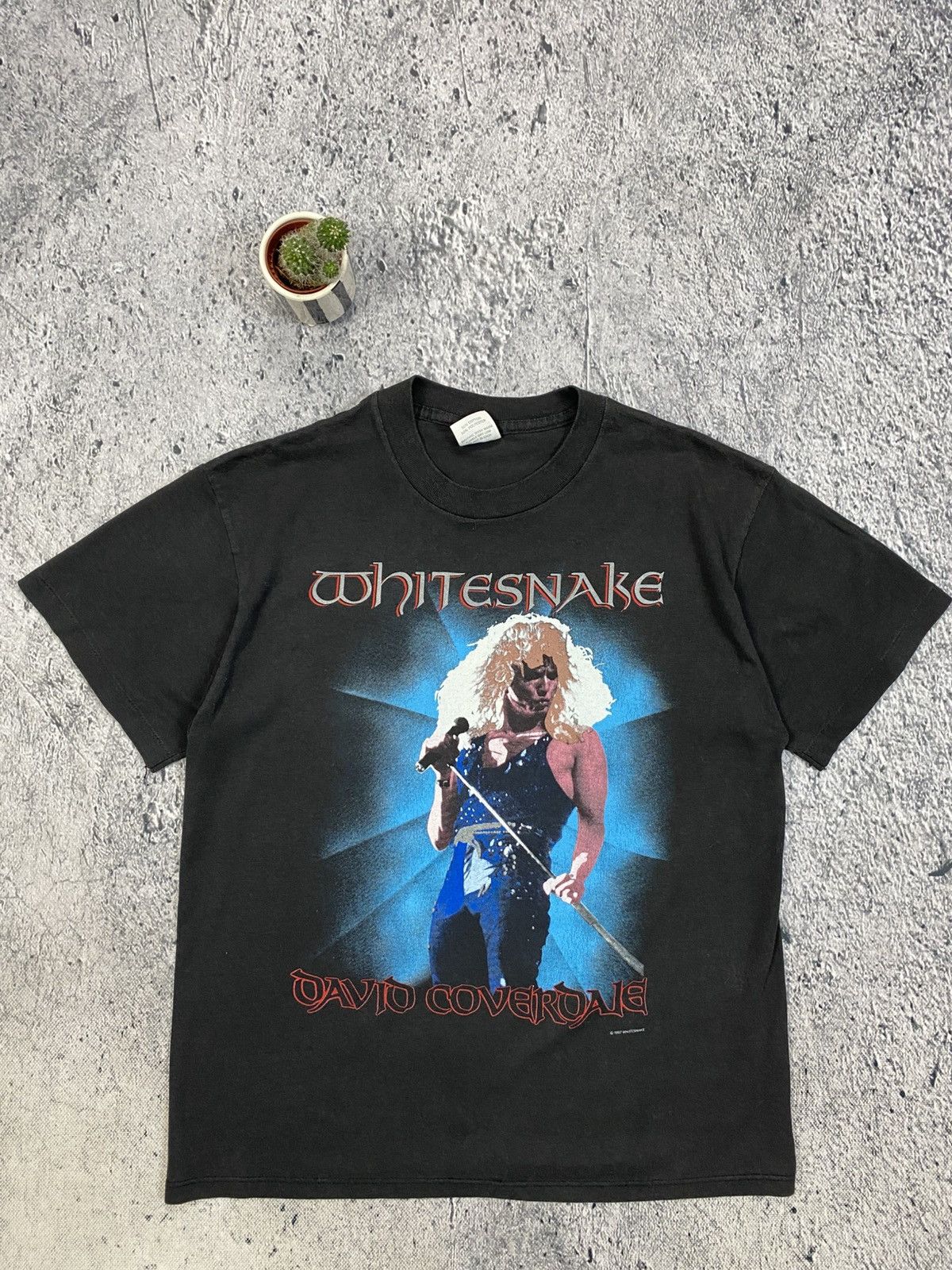 Vintage Vintage WhiteSnake 1988 USA single stich T-shirt Size US M / EU 48-50 / 2 - 1 Thumbnail