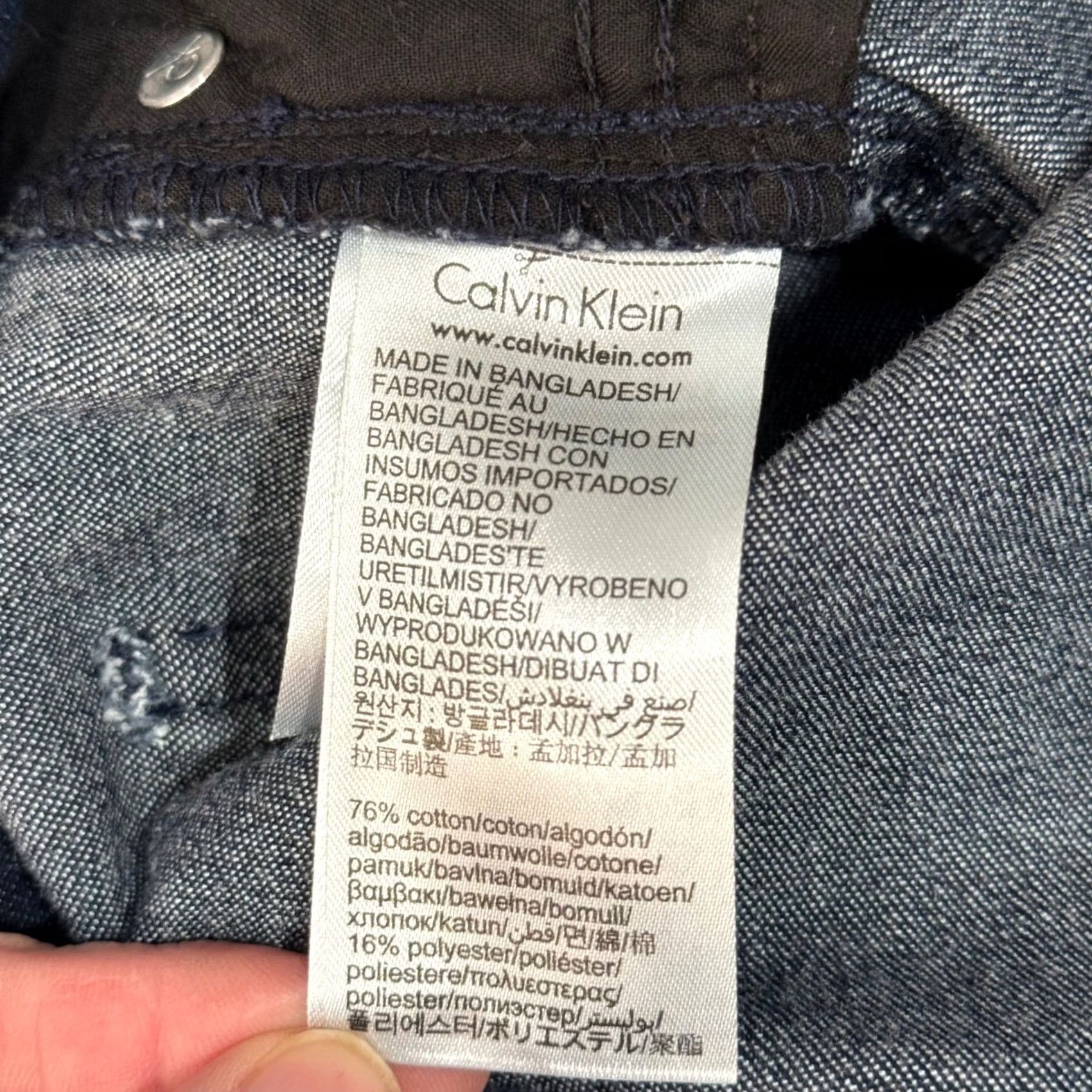 Vintage Calvin Klein Jeans Ultimate Skinny Jeans Dark Indigo Blue 30x29 5-Pocket Stretch Slim Quiet Luxury Womens Size 30" / US 8 / IT 44 - 7 Thumbnail