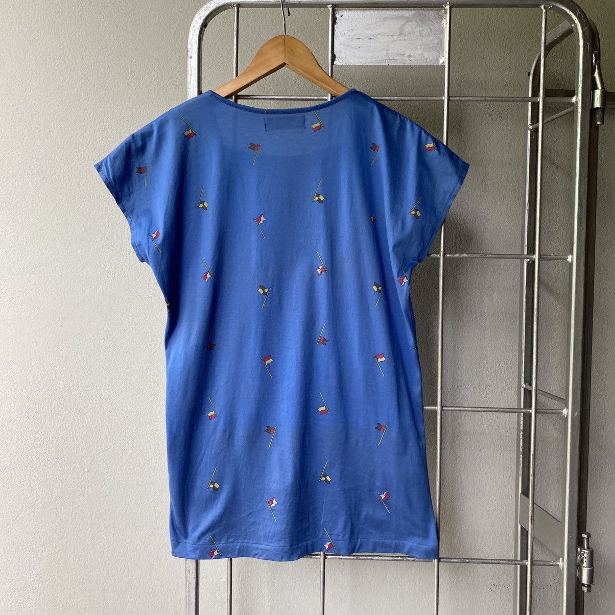 Chloe Miss Chloẻ Blue Deep V-Neck Tee Size S / US 4 / IT 40 - 5 Thumbnail