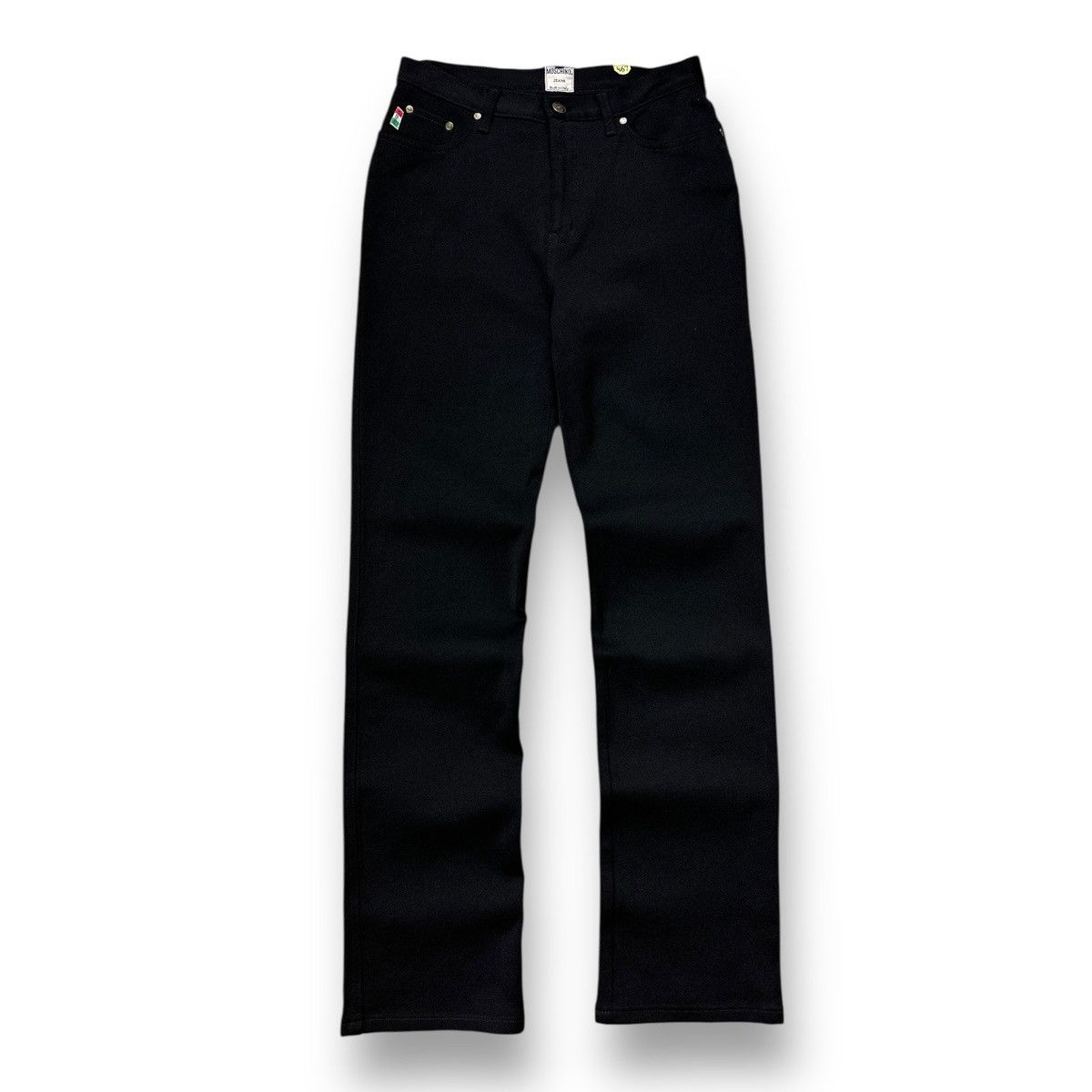 Moschino Vintage 90’s Moschino Jeans Black Pants Trousers Size 30" / US 8 / IT 44 - 6 Thumbnail
