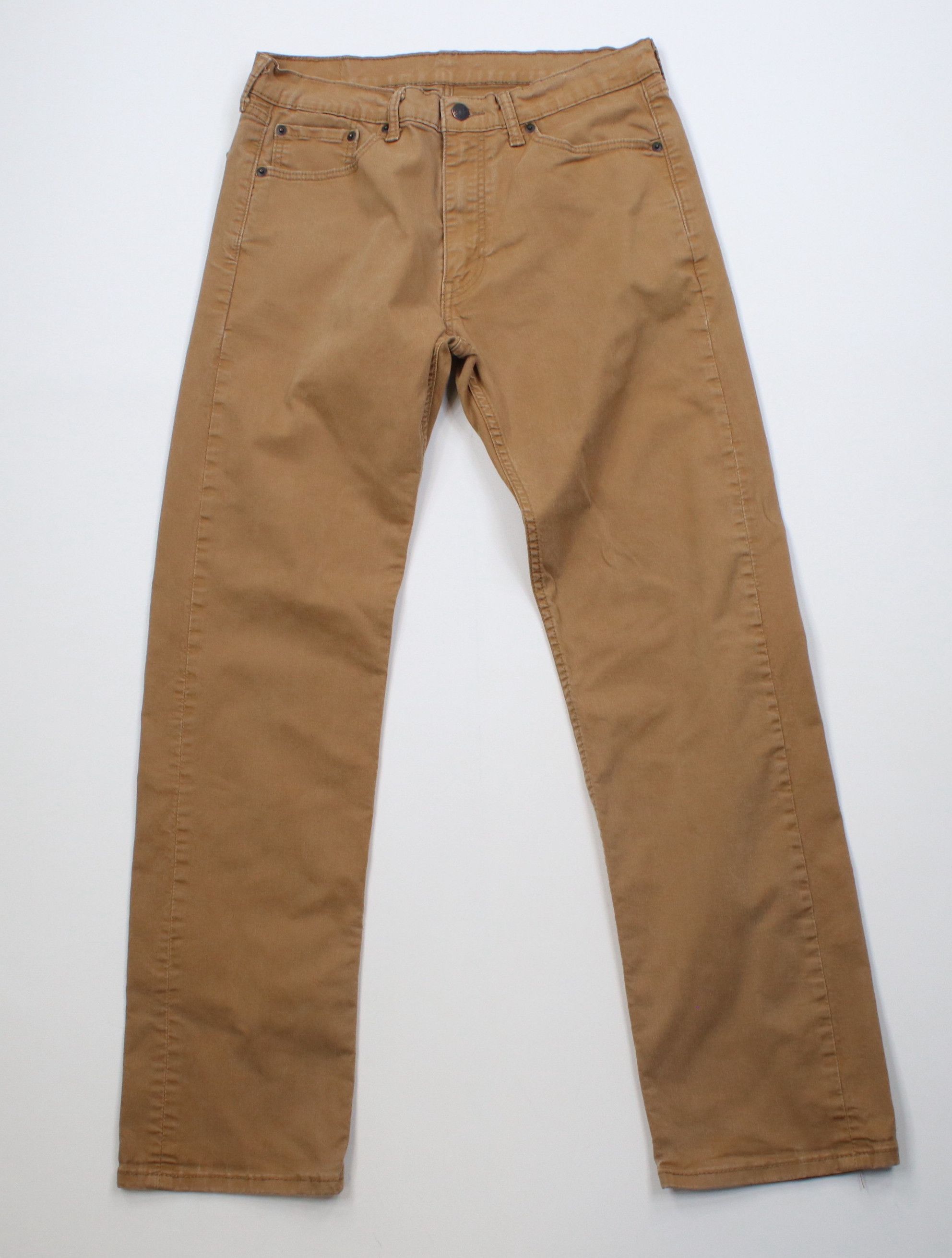 Levi's Vintage Y2K Levis 505 Regular Fit Straight Leg Jeans Brown Size US 33 - 1 Thumbnail