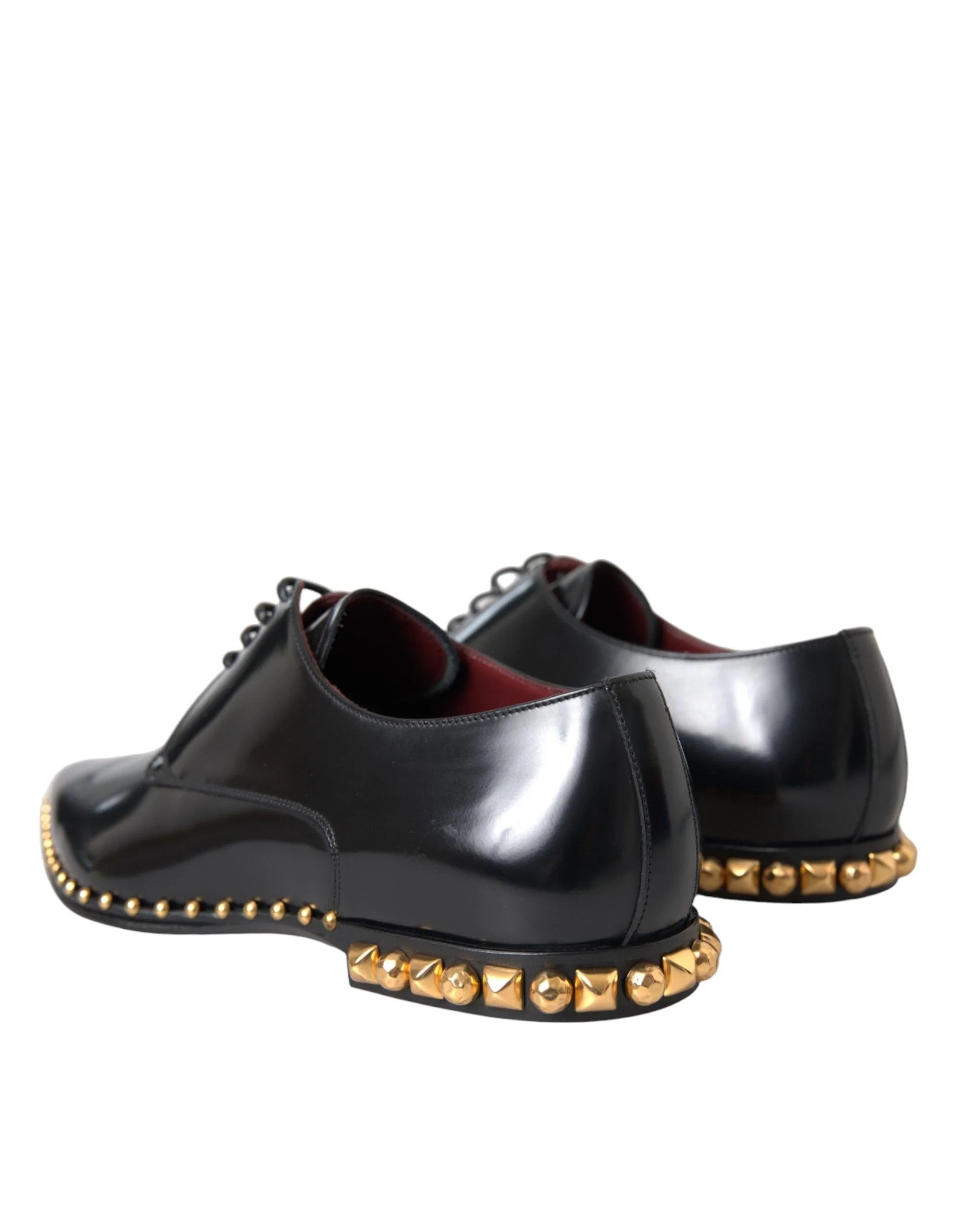 Dolce & Gabbana o1y0125 Leather Laced Shoes in Black Size US 8.5 / EU 41-42 - 5 Thumbnail