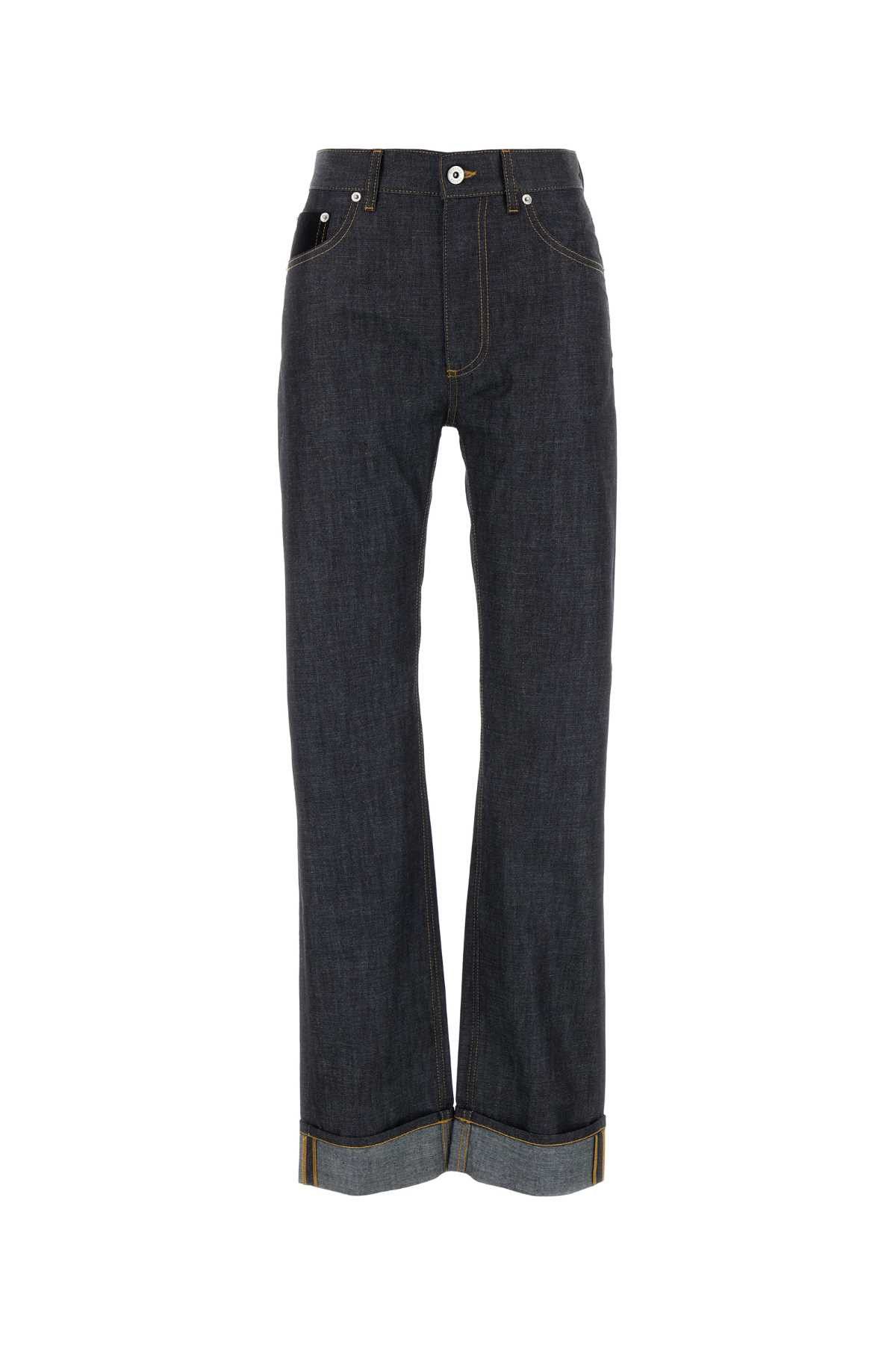 デニム・ジーパン BOTTEGA VENETA Woman Jeans Denim 824659V5DV0 4056 Bottega Veneta Denim Printed Nubuck Pants - Bergdorf Goodman