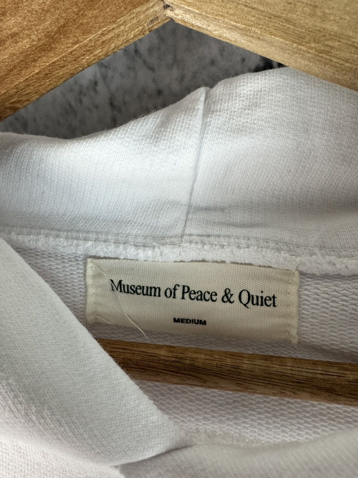 Museum of Peace and Quiet Museum of Peace and Quiet Pullover White Hoodie Size US M / EU 48-50 / 2 - 3 Thumbnail