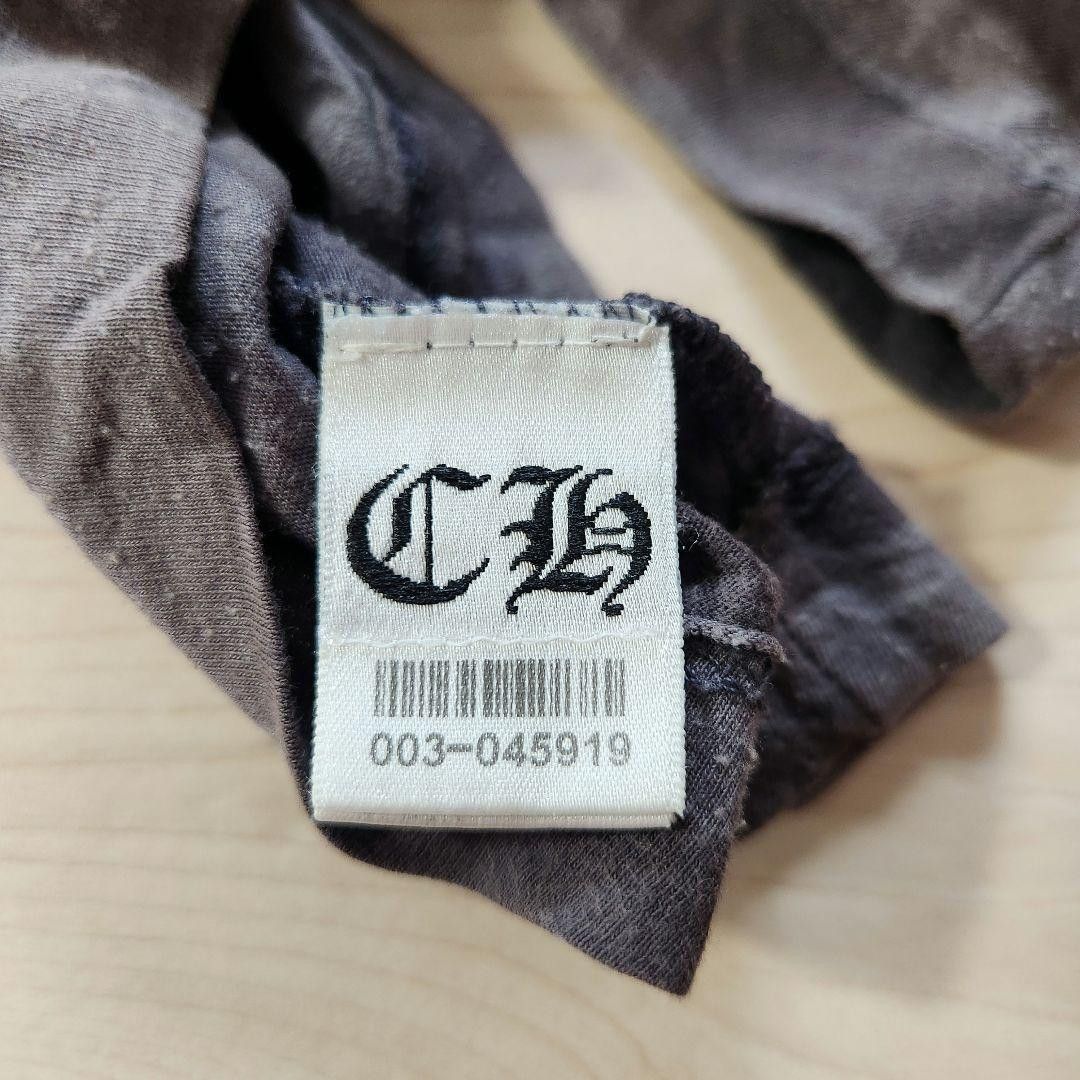 CHROME HEARTS Gray Short Sleeve Striped T-shirt 110cm