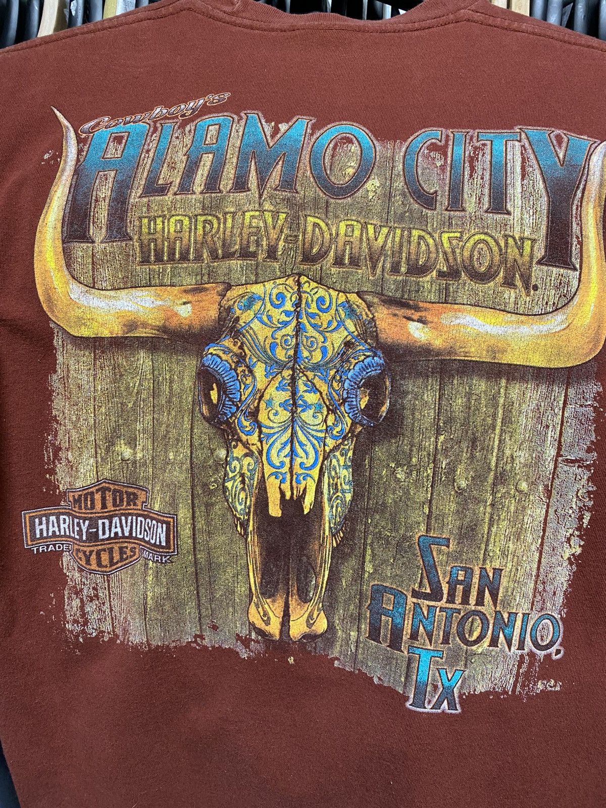 Vintage Harley Davidson Y2K Motorcycle Tribal Tee Shirt Medium Size US M / EU 48-50 / 2 - 3 Thumbnail