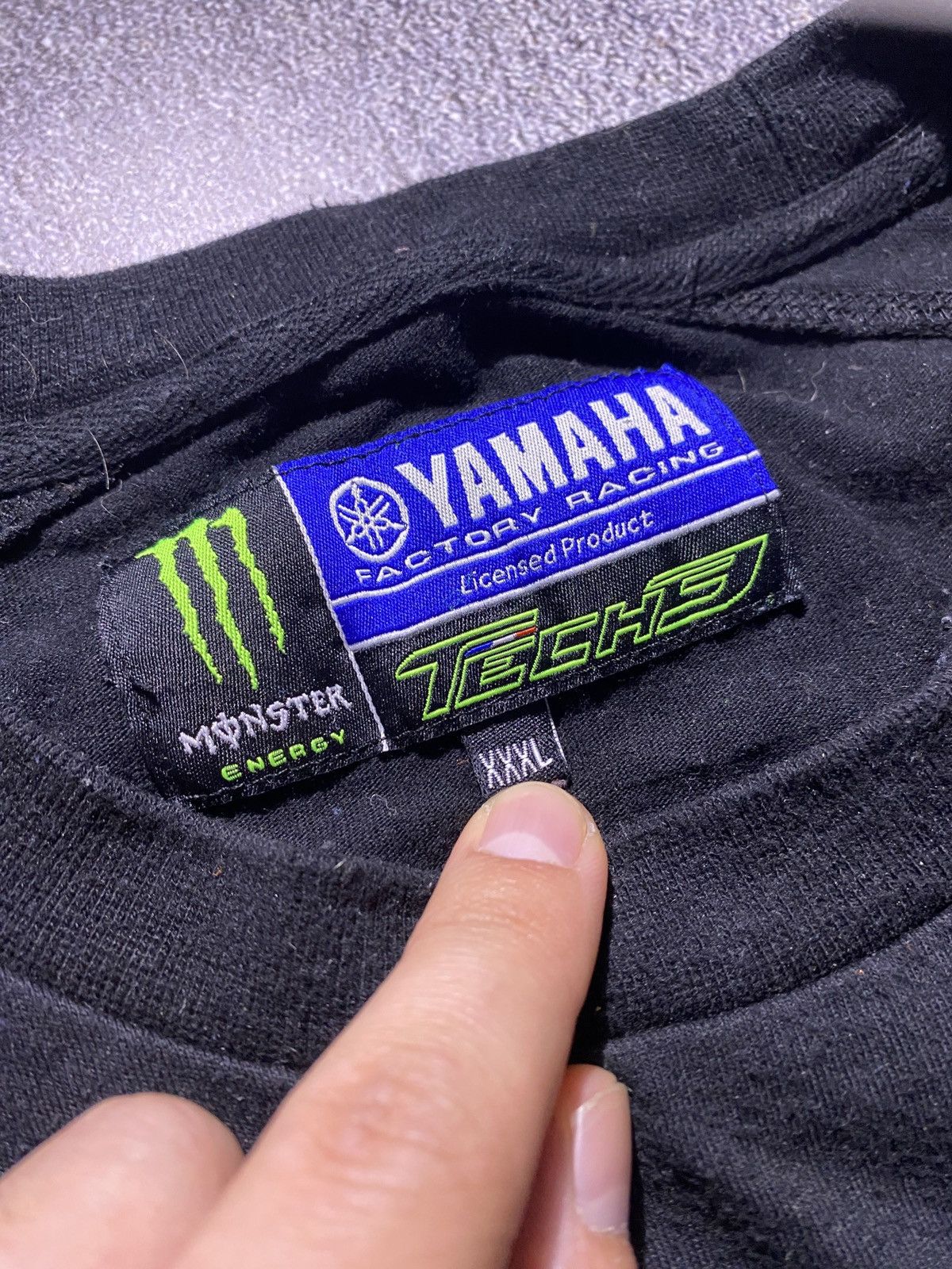 Japanese Brand × Yamaha TECHNO YAMAHA x MONSTER ENERGY UTRA RARE NASCAR TEE Size US XXL / EU 58 / 5 - 6 Thumbnail