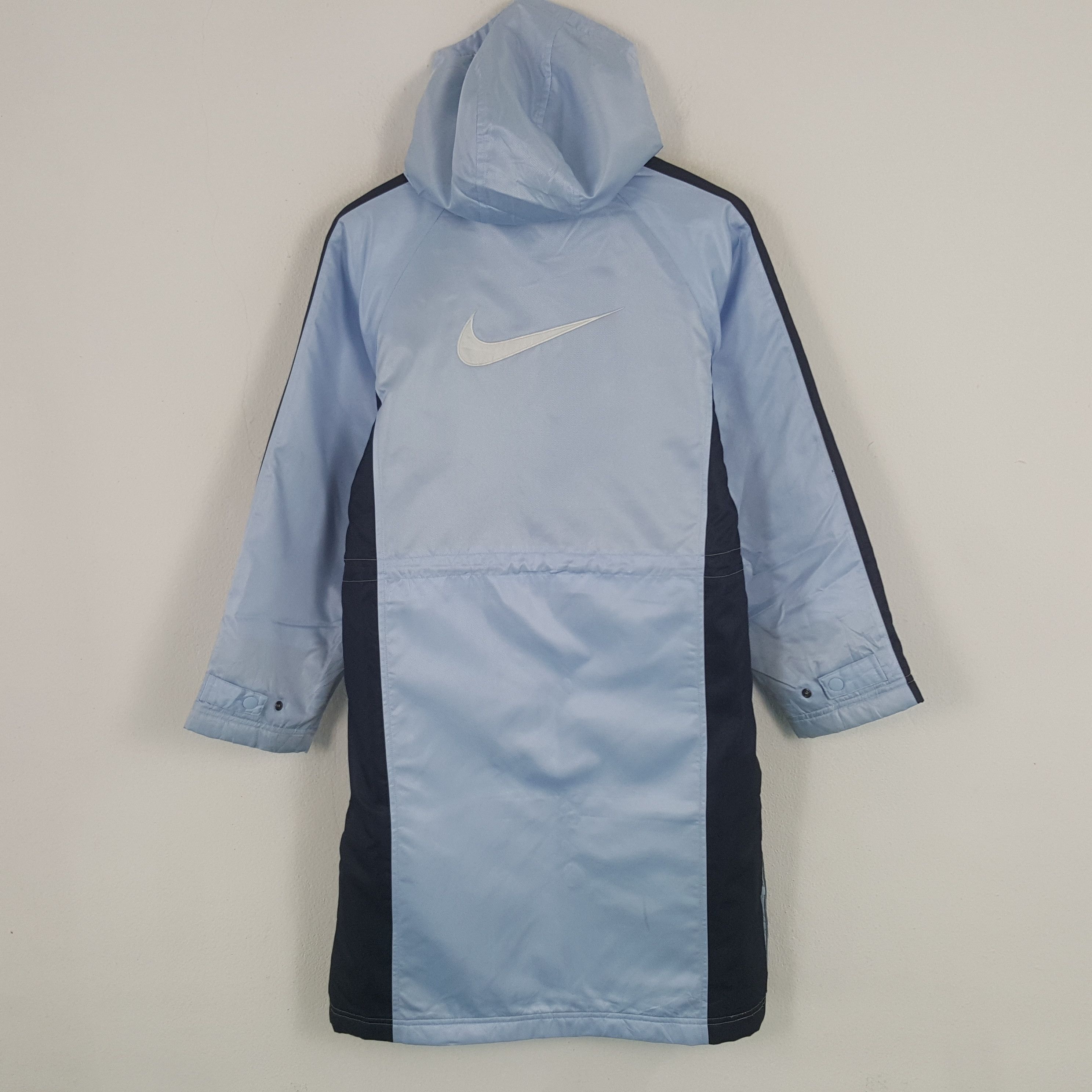 Nike × Vintage Vintage Nike Swoosh Winter Long Jacket Size US M / EU 48-50 / 2 - 1 Thumbnail