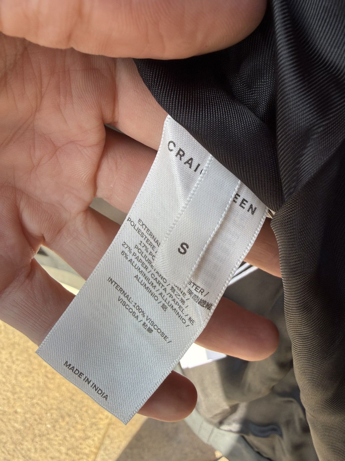 Craig Green SS23 Craig Green Crinkle Waxy Coated Tab Work Jacket Size US S / EU 44-46 / 1 - 9 Thumbnail