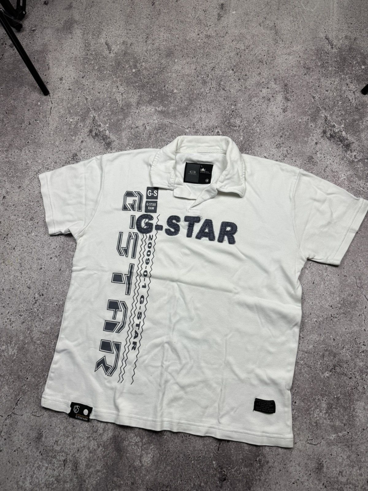G-Star Vintage G Star Y2K Big Logo Polo T Shirt Junya Watanabe Styl Size US S / EU 44-46 / 1 - 2 Thumbnail