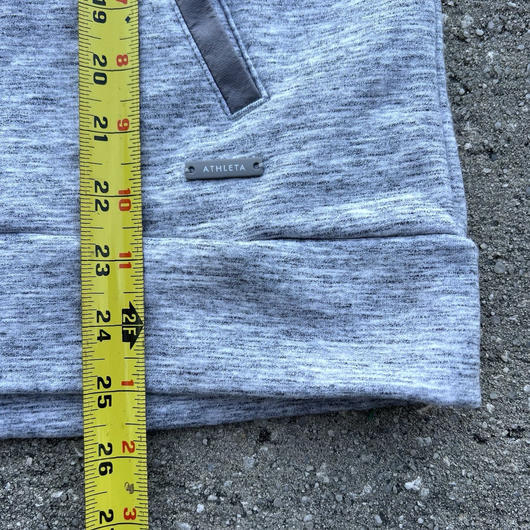 Athleta VINTAGE Athleta Bomber Jacket Womens Medium Gray Casual Travel Full Zip Pockets 2010s Size M / US 6-8 / IT 42-44 - 7 Thumbnail