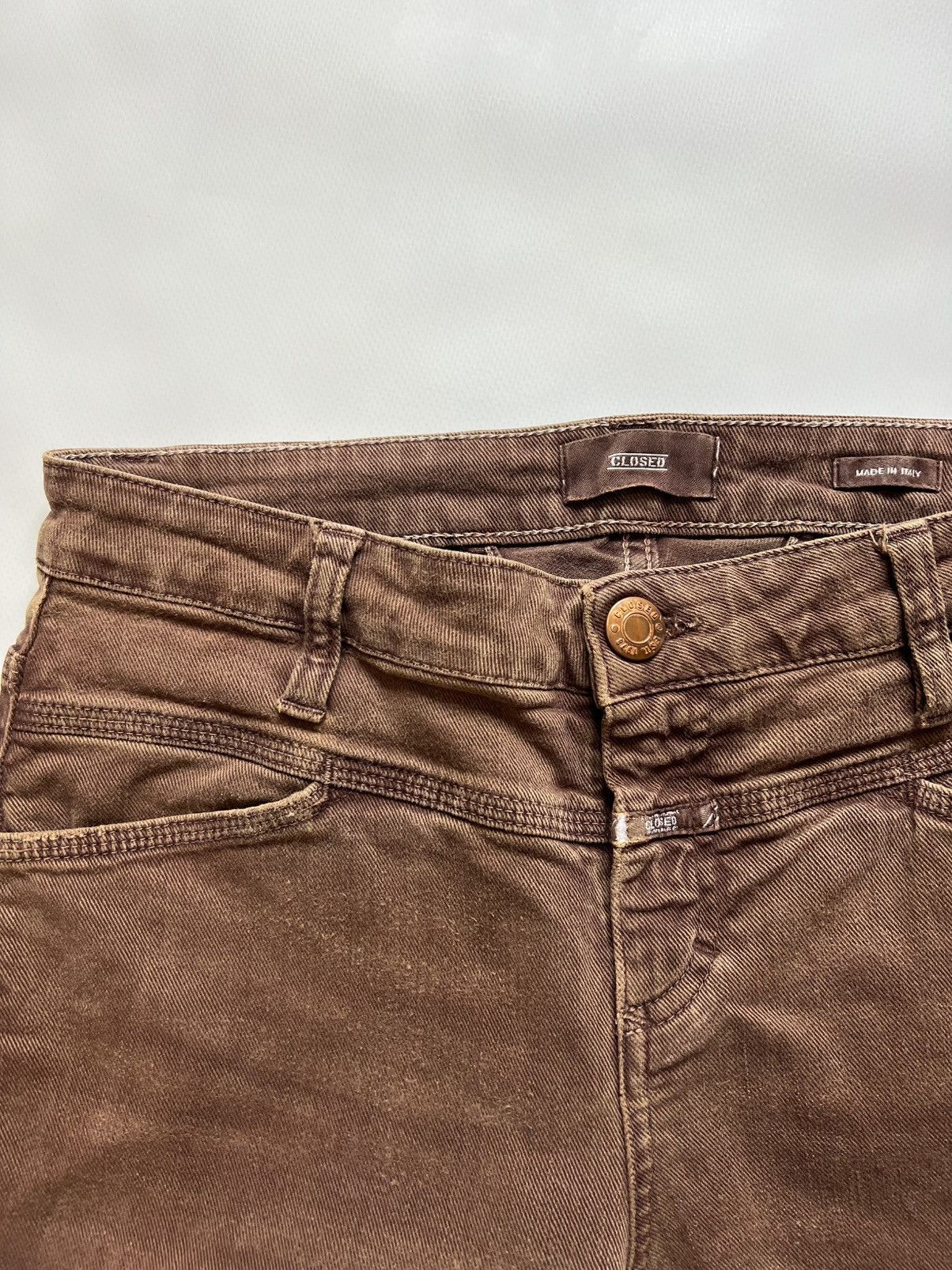 CLOSED × Marithe + Francois Girbaud Closed Brown Pants Jeans Womens Marithe Francois Girbaud Size 28" / US 6 / IT 42 - 3 Thumbnail