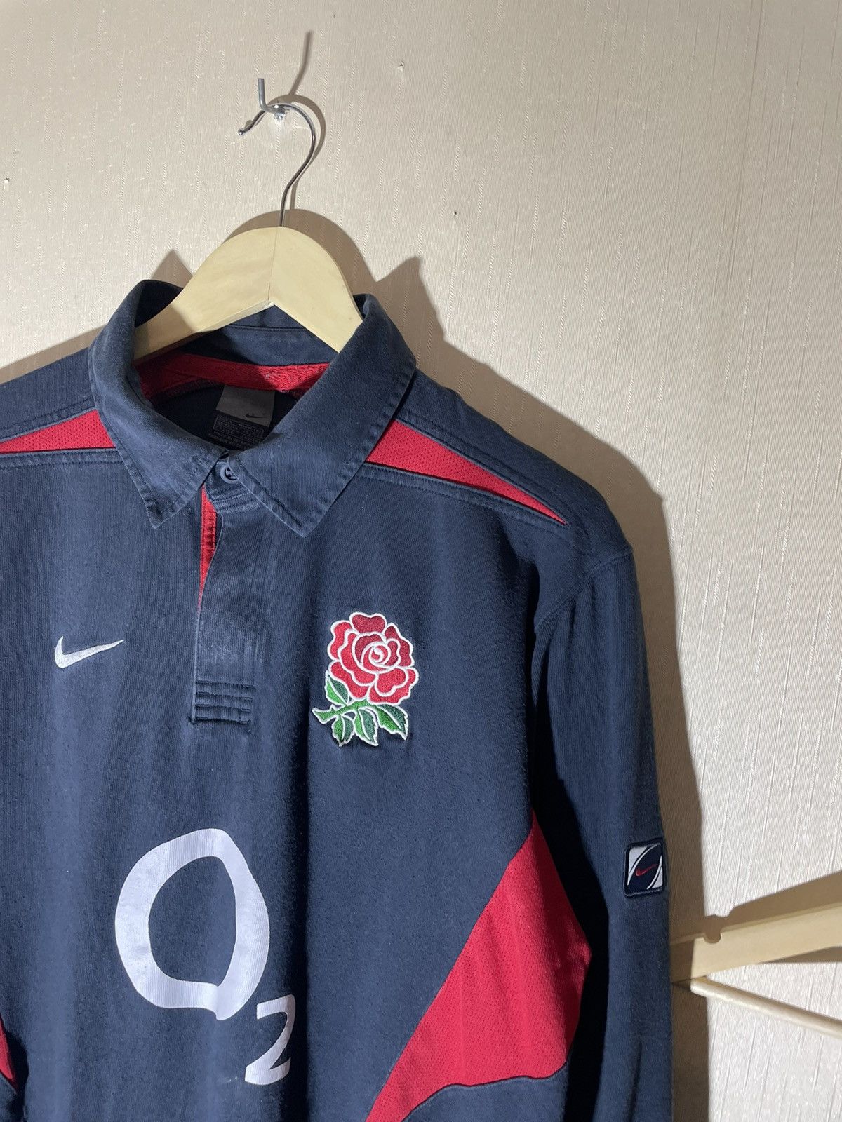 Nike × Vintage Nike England rugby vintage jersey 90s Size US L / EU 52-54 / 3 - 2 Thumbnail