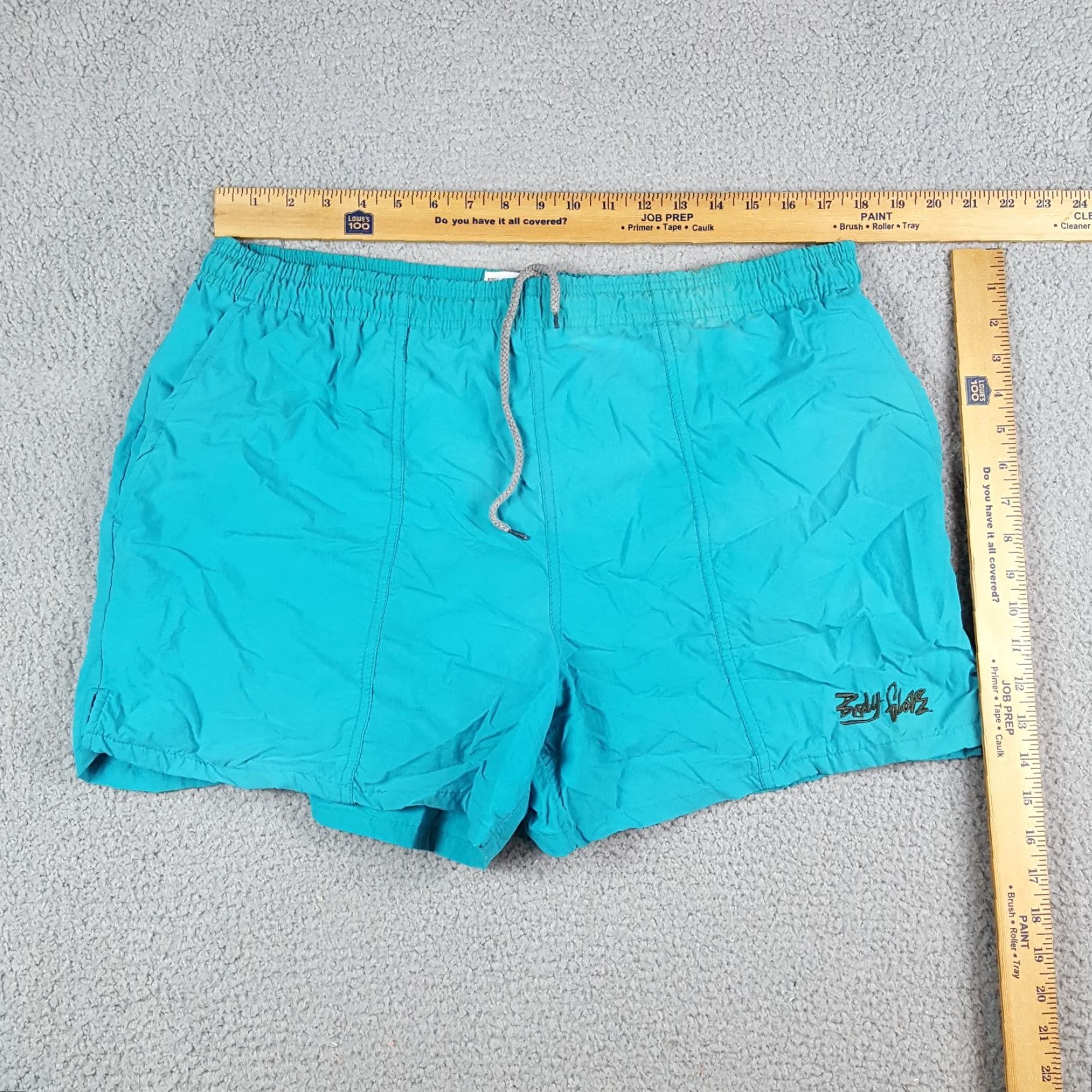 Body Glove VINTAGE Body Glove Teal Swim Trunks Mens Size L Retro Board Shorts Net Lined Men Bottom Trunks 90s Beach Surfer Hawaiian 2000s 90s Mens Size US 33 - 5 Thumbnail