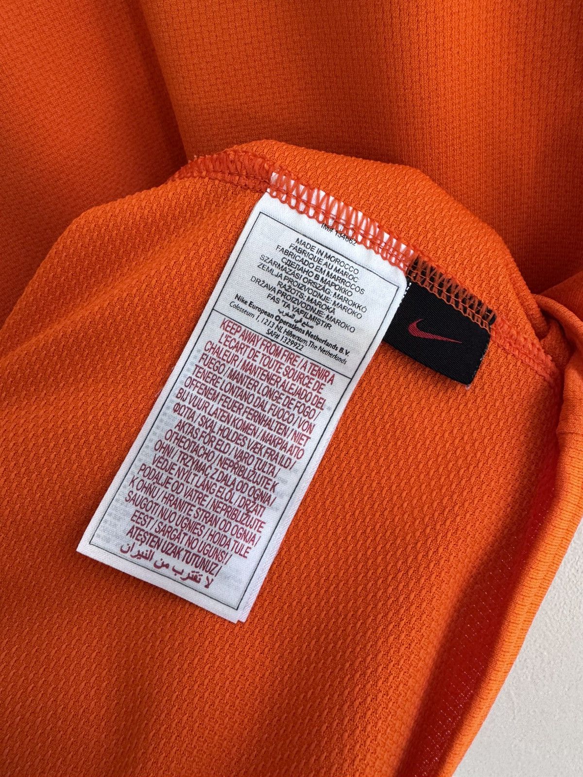 Nike NETHERLANDS TEAM 2010 2011 HOME FOOTBALL SHIRT SOCCER JERSEY Size US L / EU 52-54 / 3 - 9 Thumbnail