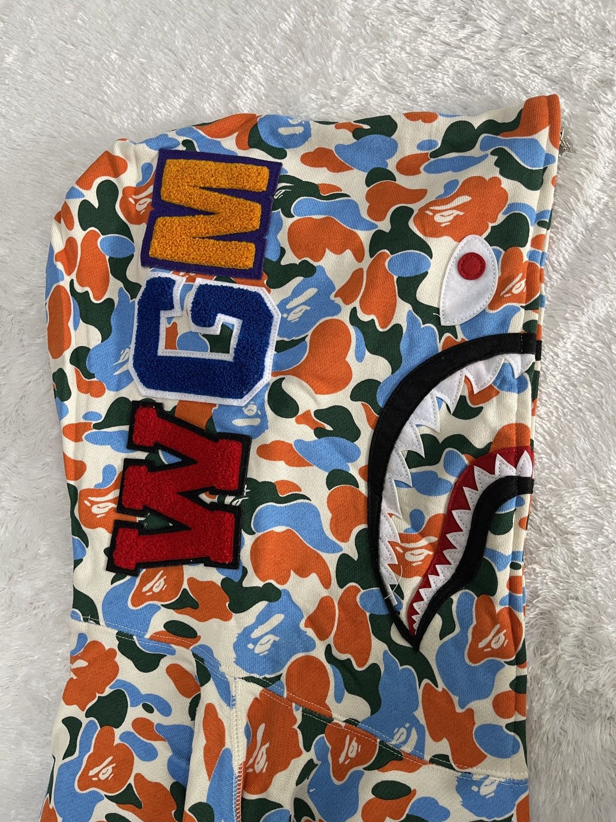 Bape BAPE Shark Hoodie indonesian camo exclusive Size US XXL / EU 58 / 5 - 5 Thumbnail