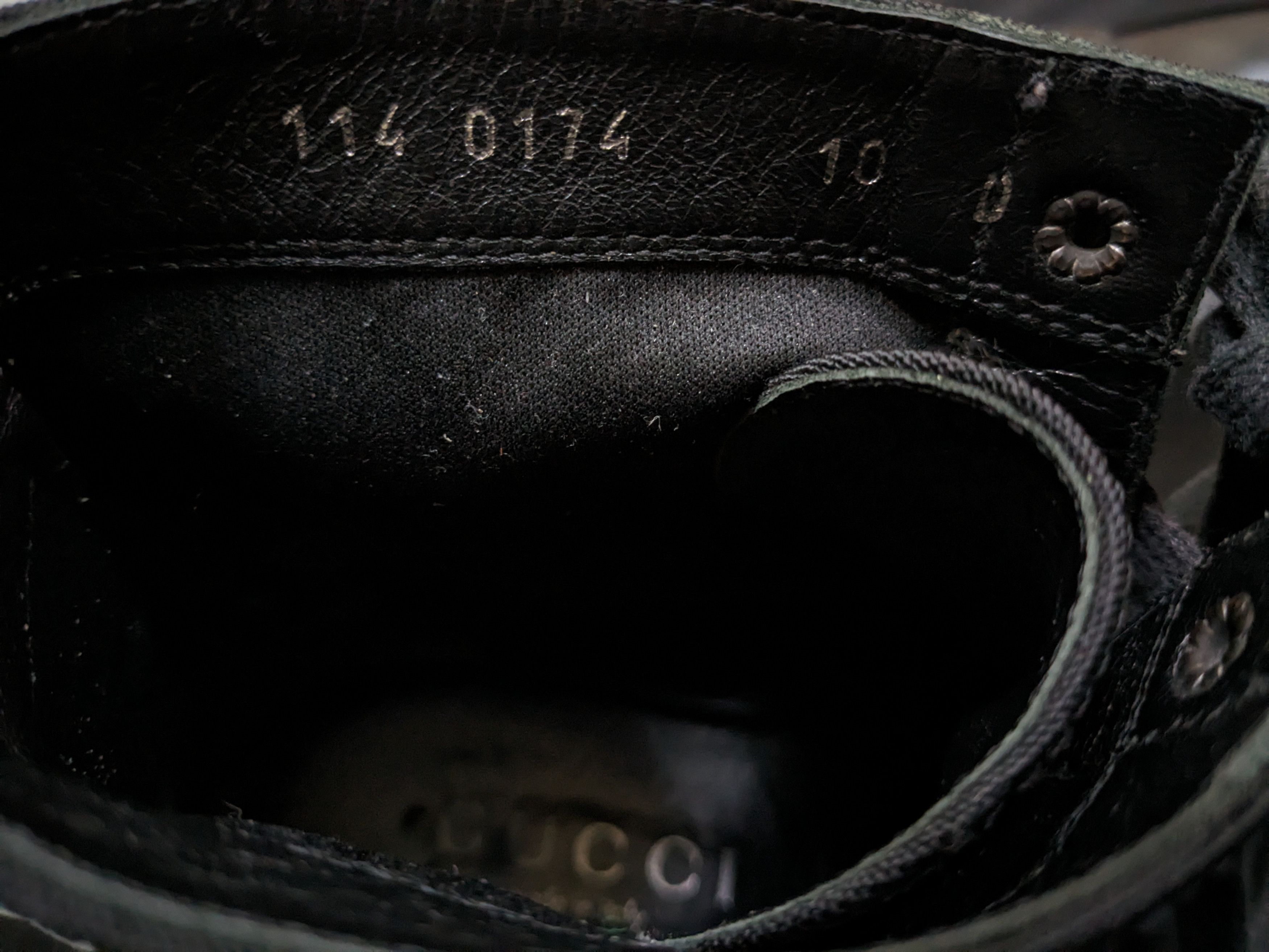 Gucci Gucci Combat Boots Size 10.5 Black Leather Buckle Duck Y2K Size US 10.5 / EU 43-44 - 10 Thumbnail