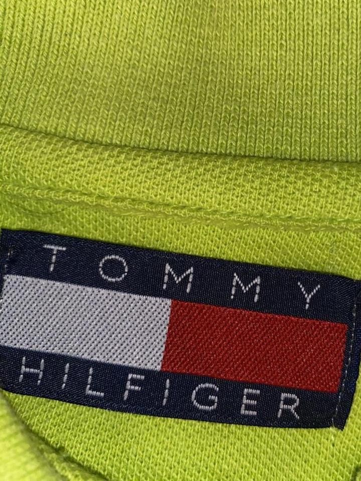 Tommy Hilfiger Tommy Hilfiger Lime Green Polo Shirt Size US L / EU 52-54 / 3 - 4 Thumbnail