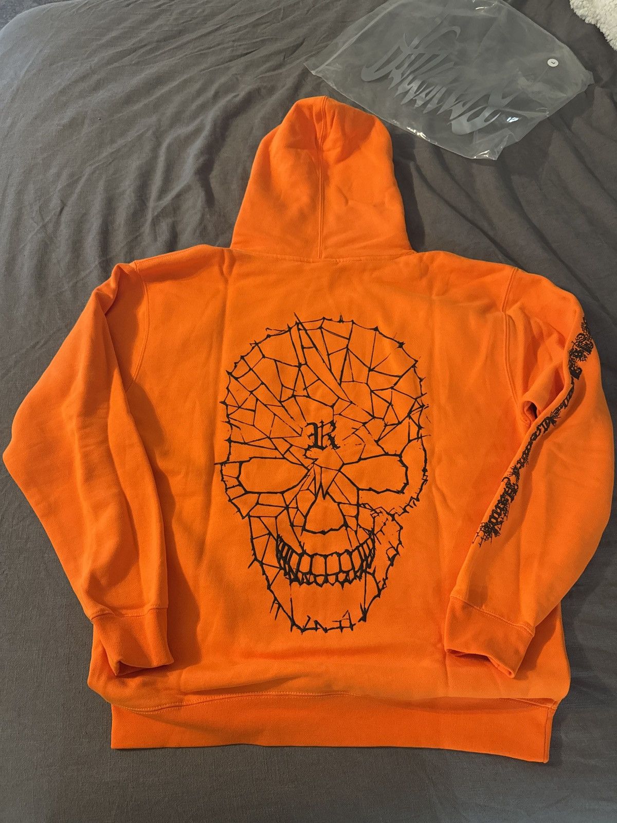 Revenge Orange Revenge Spider Web Hoodie Size US L / EU 52-54 / 3 - 2 Thumbnail