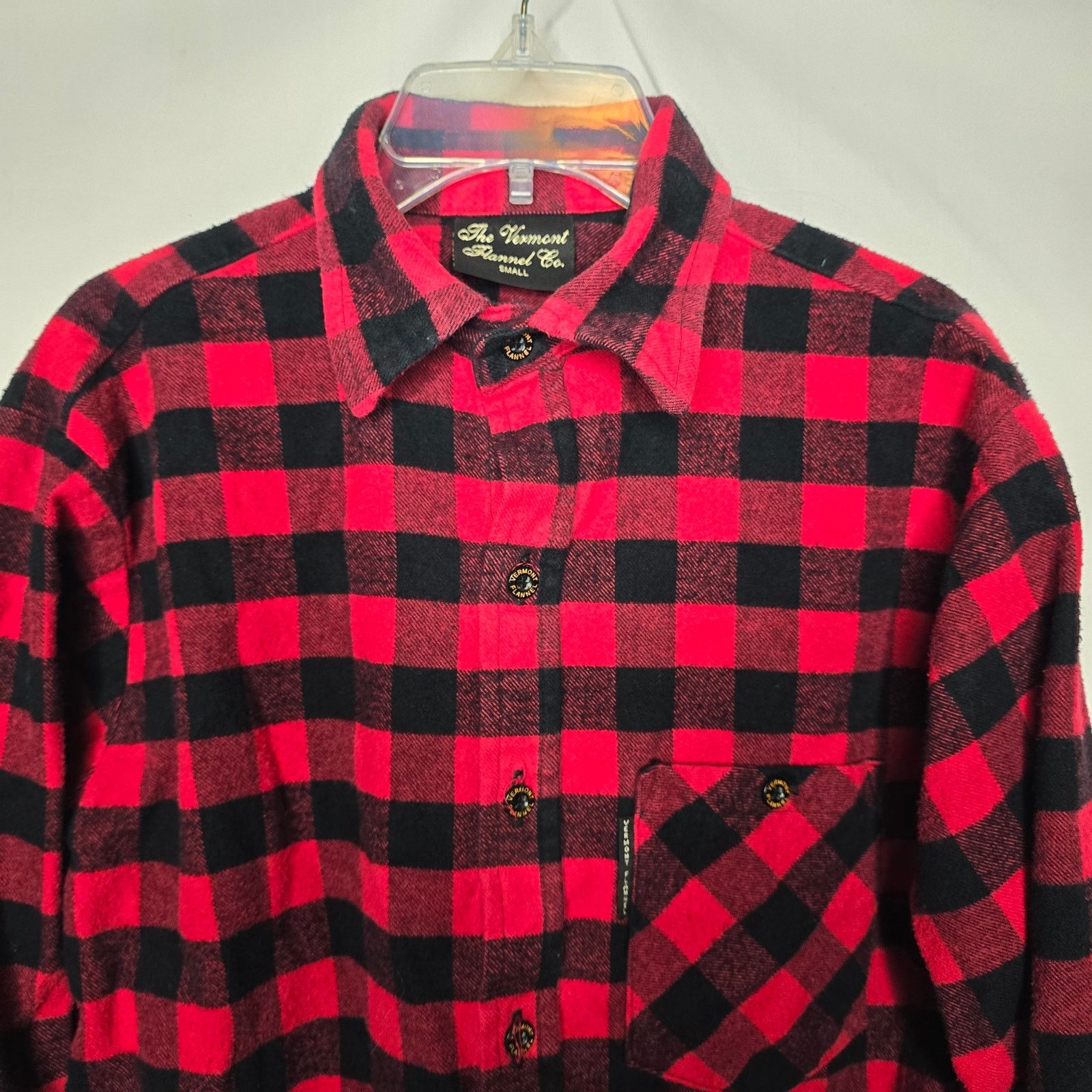 The Vermont Flannel Company The Vermont Flannel Co Red Black Buffalo Plaid Shirt Small Size US S / EU 44-46 / 1 - 3 Thumbnail