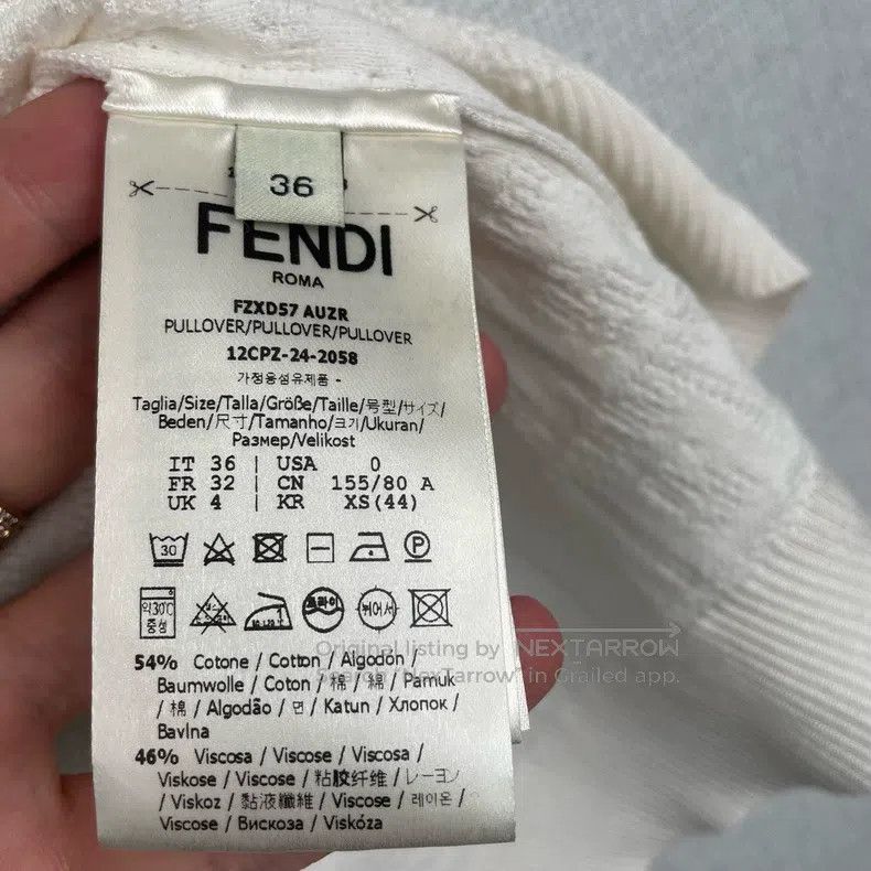Fendi Fendi Jacquard Short Sleeve Size XXS / US 00 / IT 34 - 4 Thumbnail